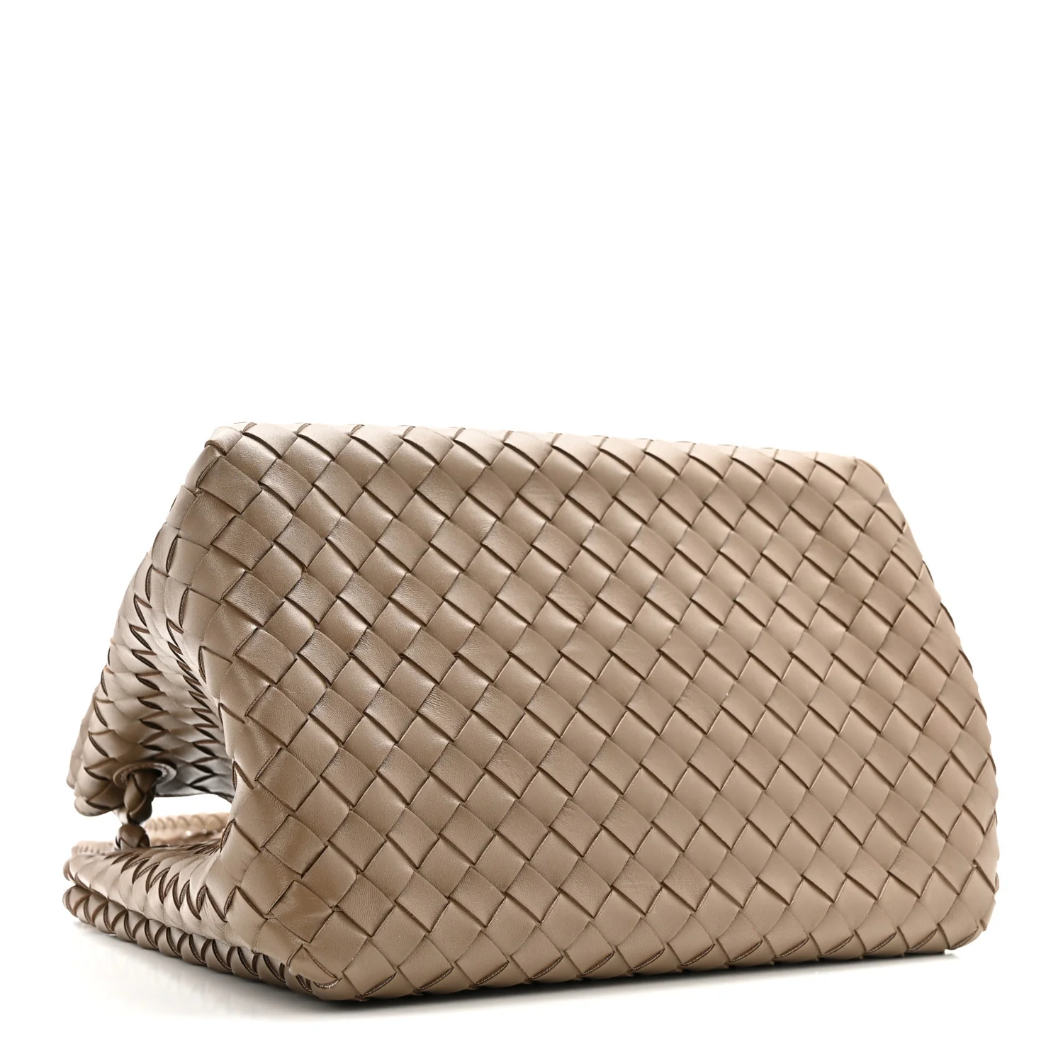 Nappa Intrecciato Large Andiamo Parachute Shoulder Bag Pinecone
