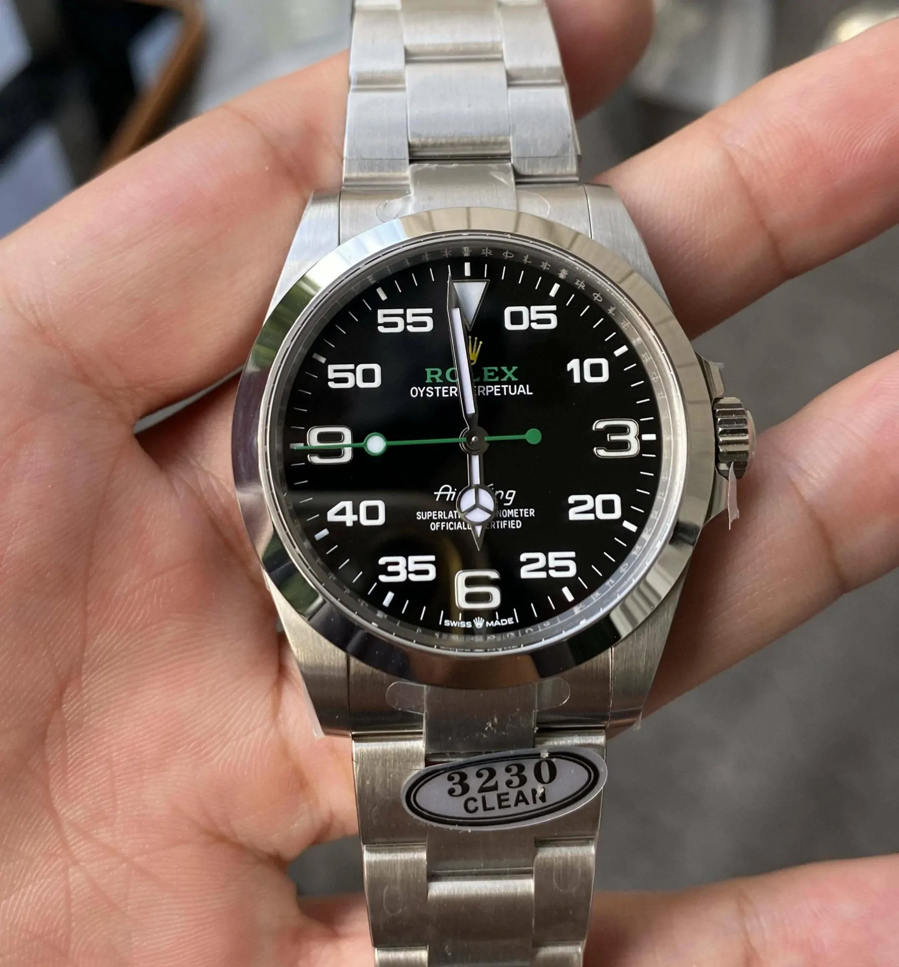 Rolex Air King M126900-0001 Clean Factory Stainless Steel Strap