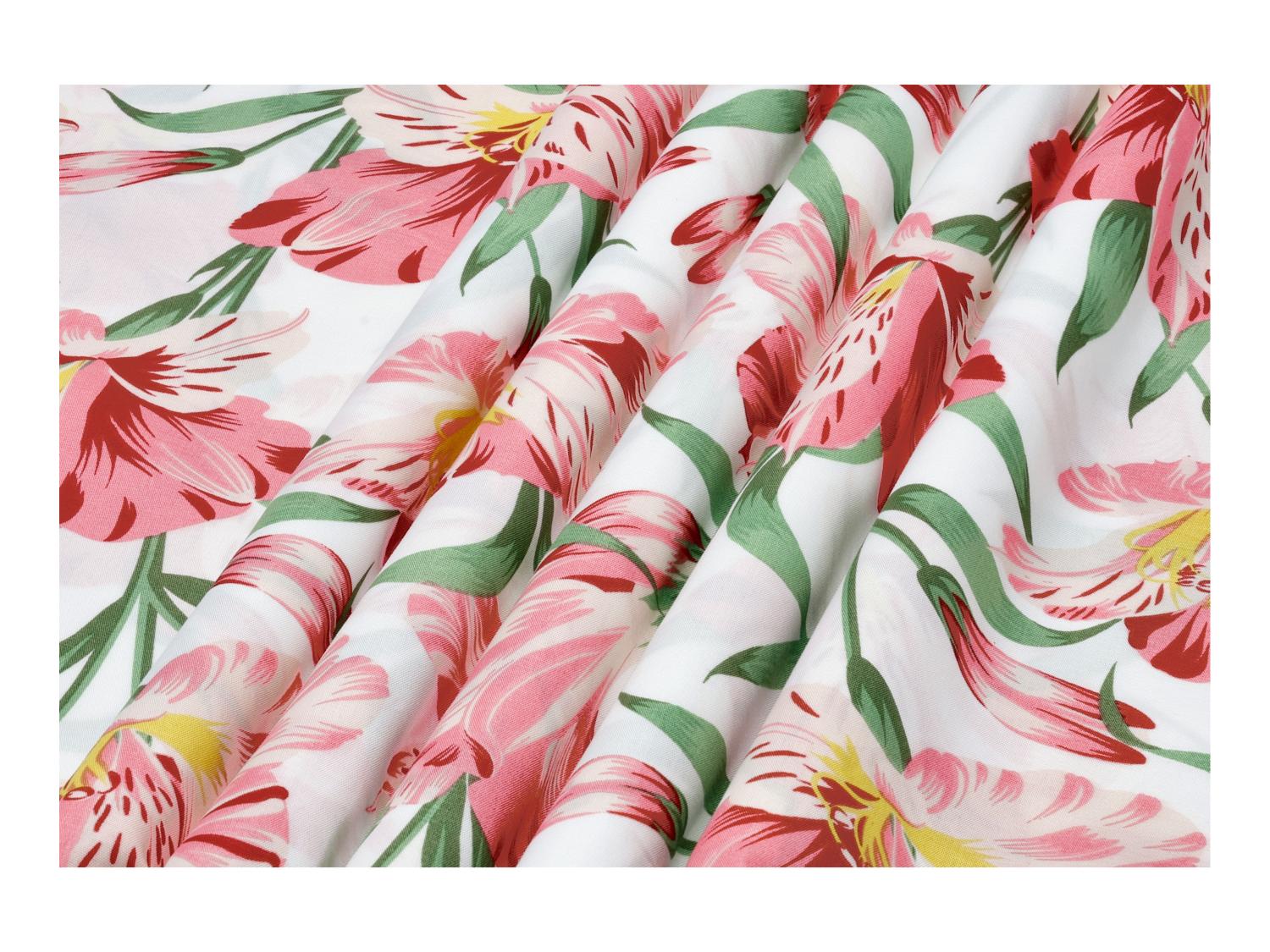 LIVARNO Parure de lit en satin microfibre, 140 x 200 cm