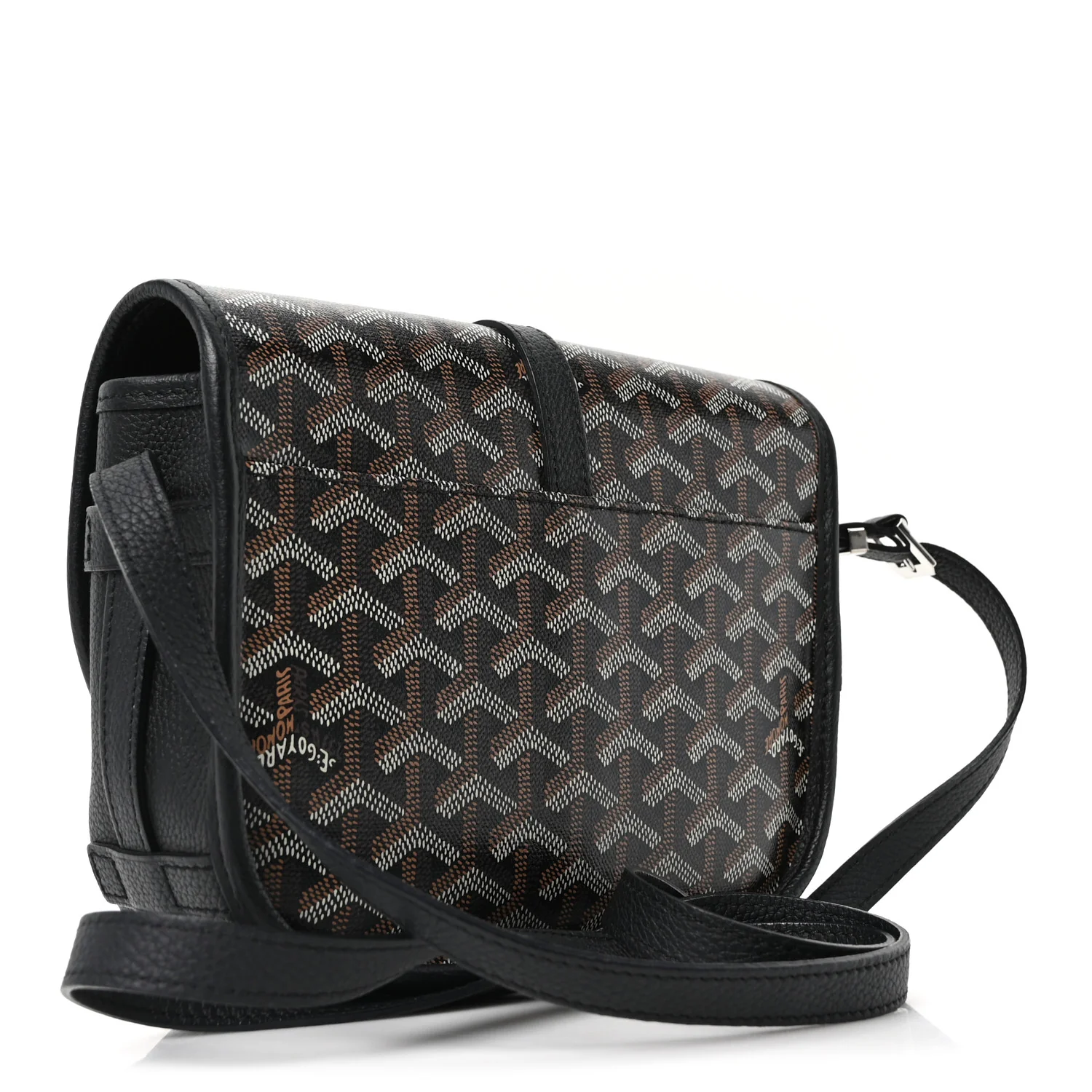 Goyardine Belvedere II PM Messenger Bag Black