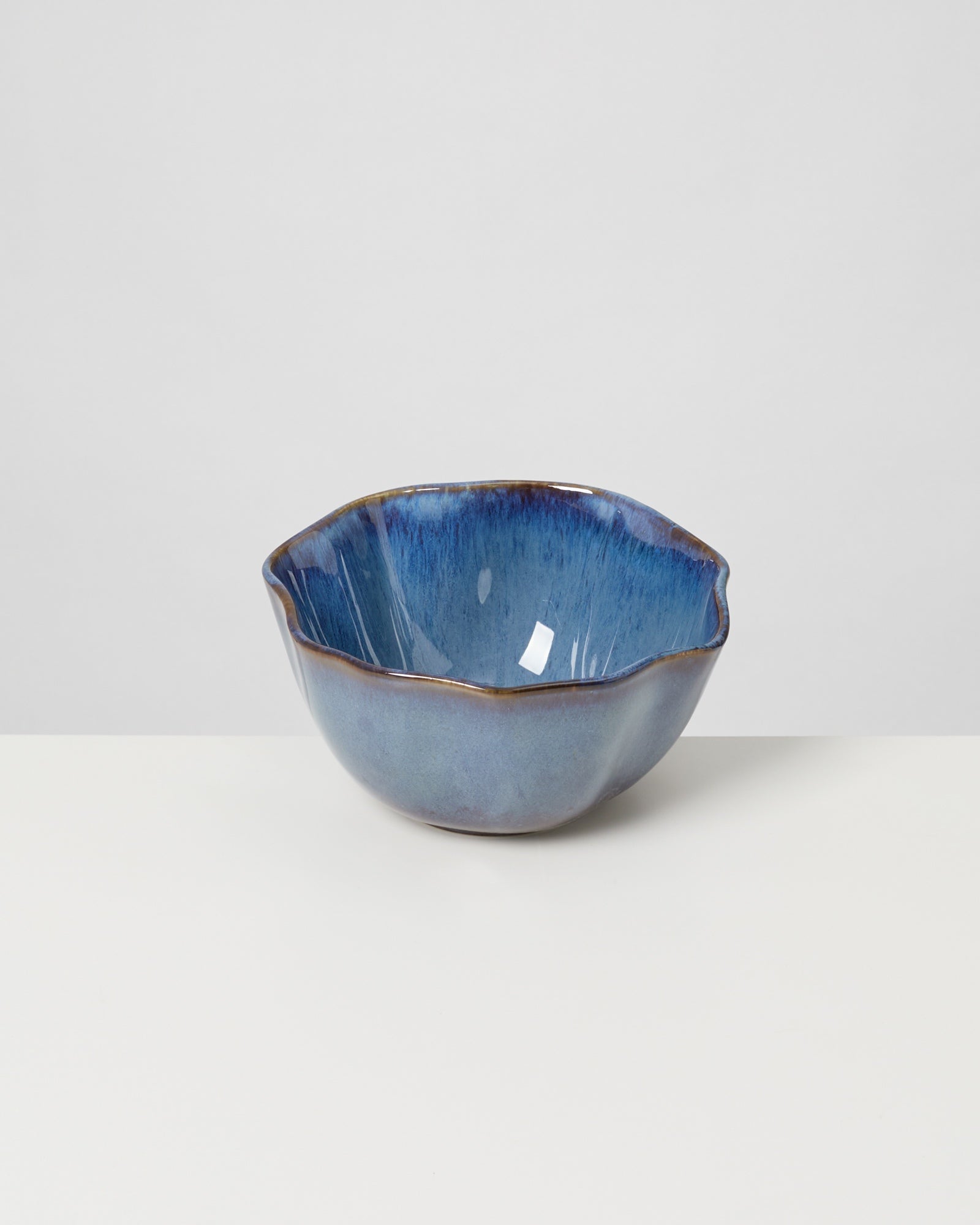 PÉROLA - CEREAL BOWL SHELL DARK BLUE