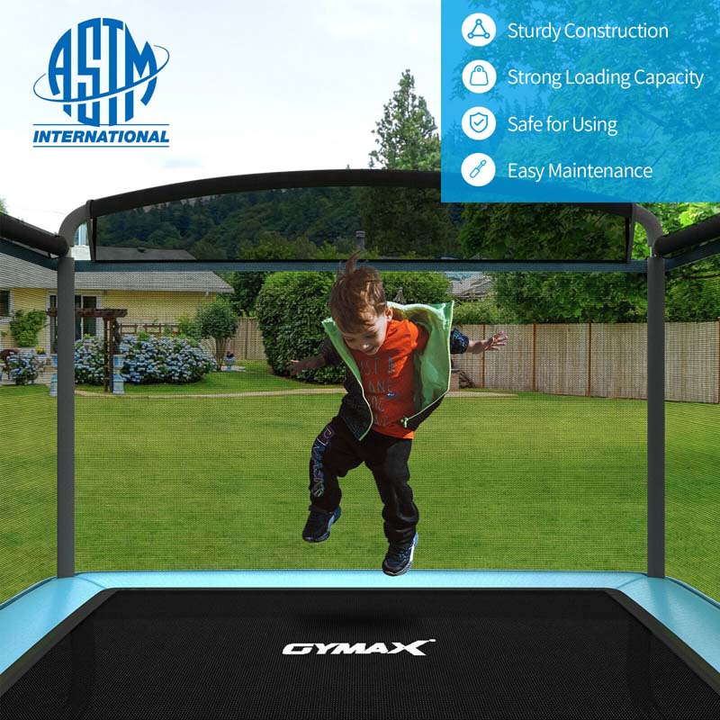 Eletriclife 6 Feet Kids Entertaining Trampoline with Swing Safety Fence
