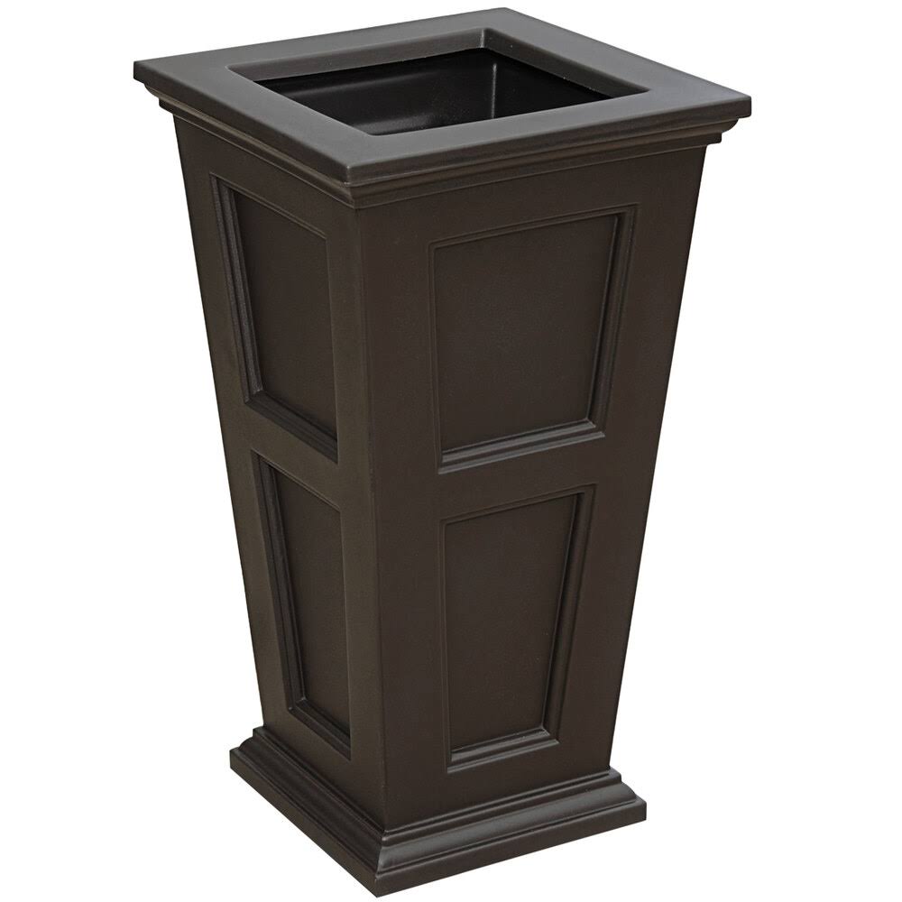 Mayne Fairfield Tall Planter - Espresso