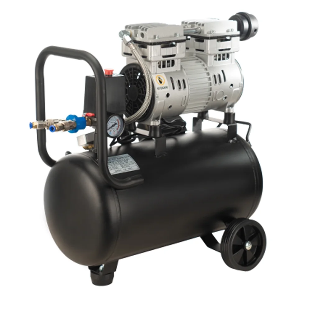 6.3 Gallon Oil Free Air Compressor, 1.2HP, Max.116 PSI Pressure, 65dB Ultra Quiet Compressor for Auto Repair, Tire Inflation, Spray Painting, Woodwork Nailing - Image 4