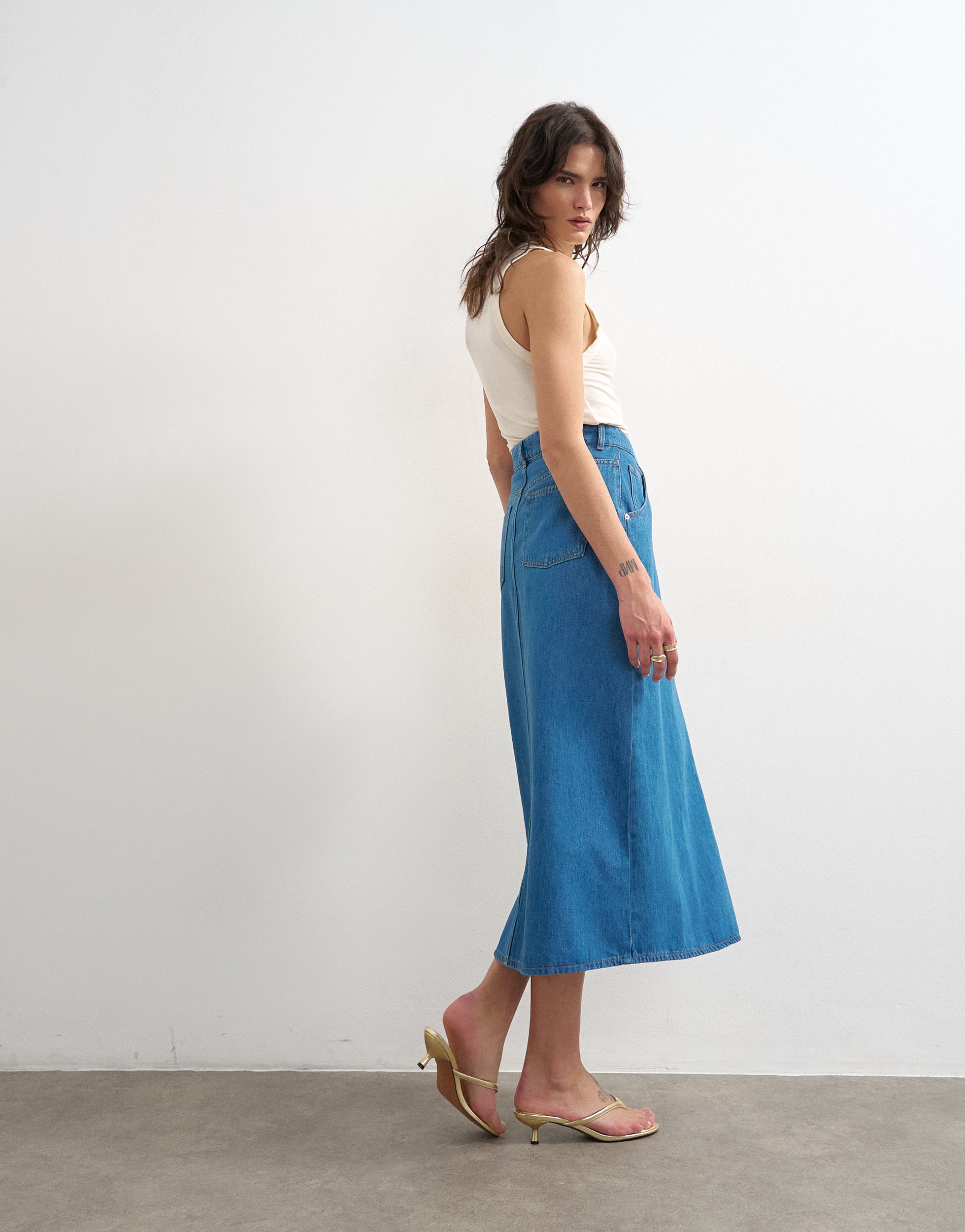 VERO MODA® TSABBY Midi skirt
