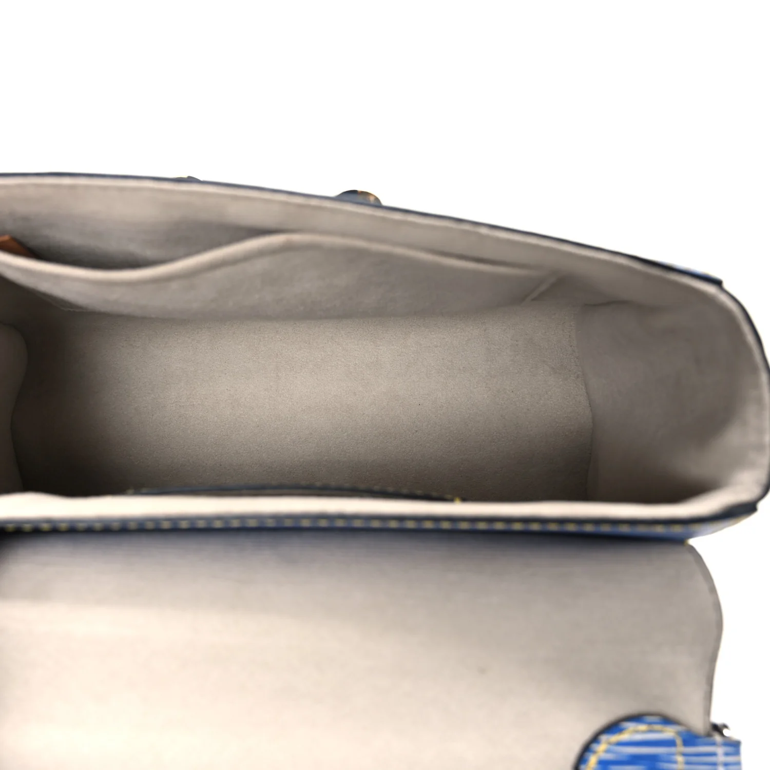 Epi Twist Shoulder Bag MM Denim Light