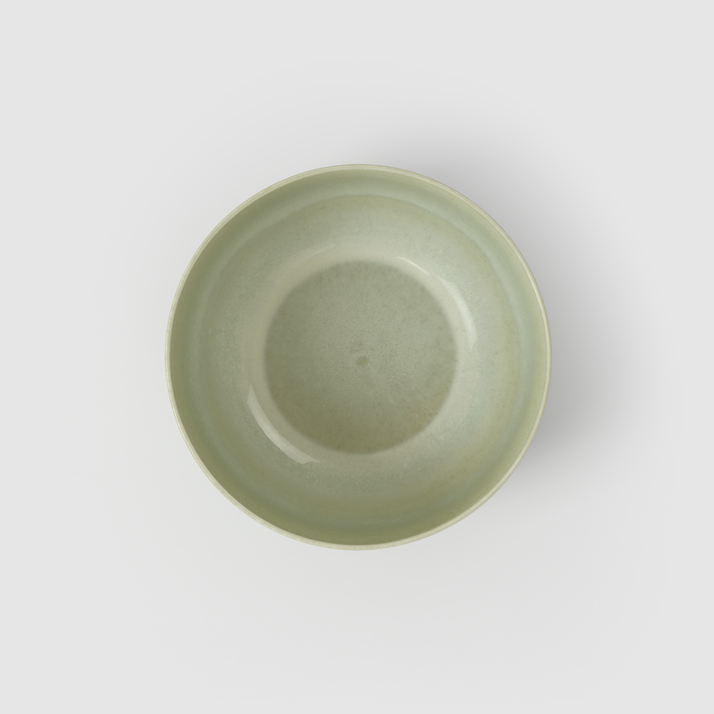 Perlemor Serving Bowl - Green, 101.8 oz, Premium Porcelain