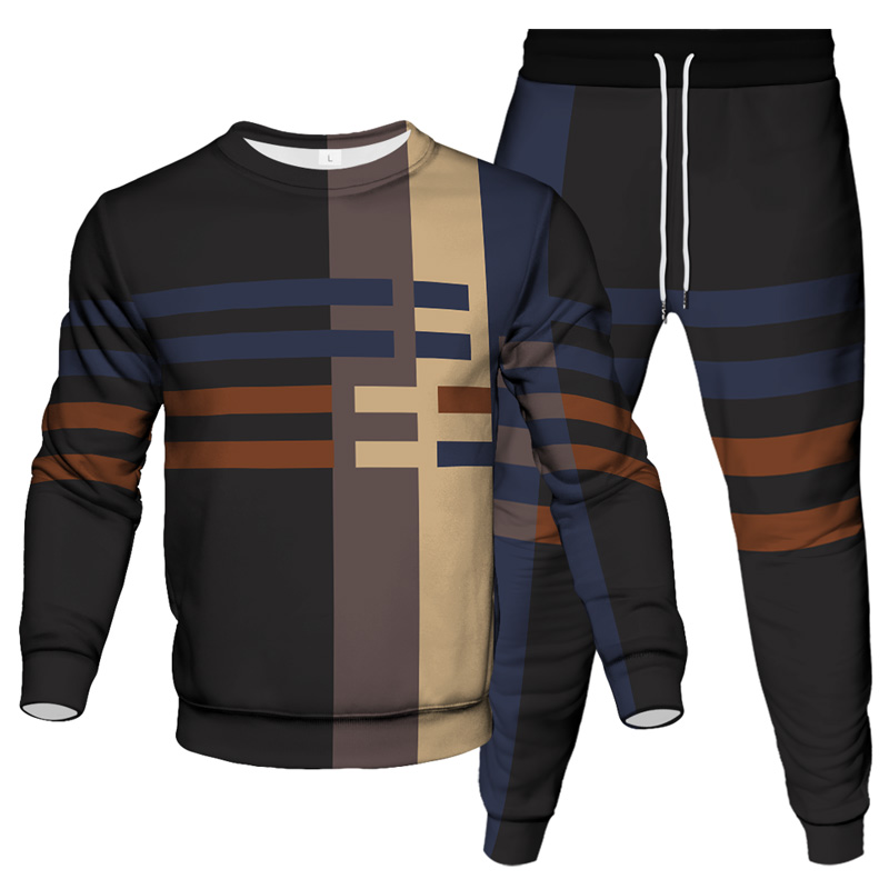 Costume imprimé décontracté pour homme 005