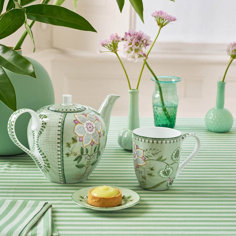 Lilly & Lotus krus XL 45 cl lysegrønn