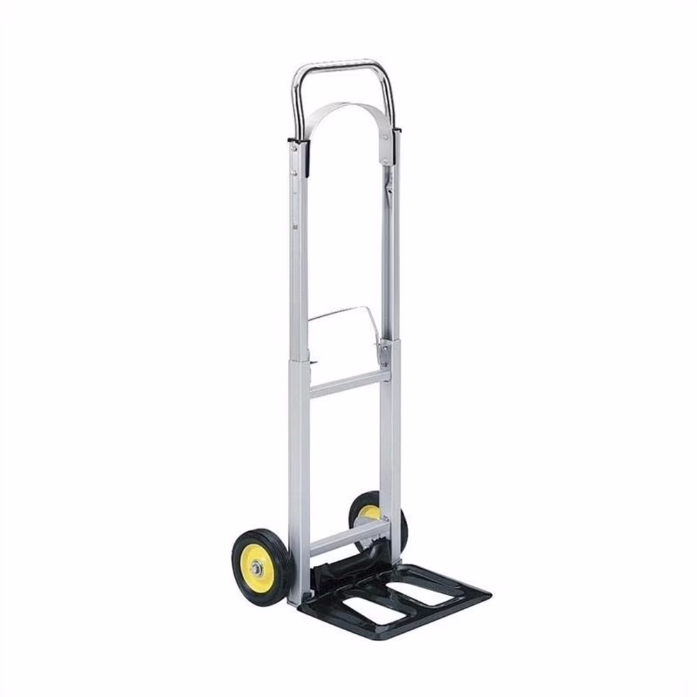 Safco 4061 250 lbs. Capacity 15-1/2 in. x 16-1/ 2 in. x 43-1/2 in. Hideaway Aluminum Hand Truck