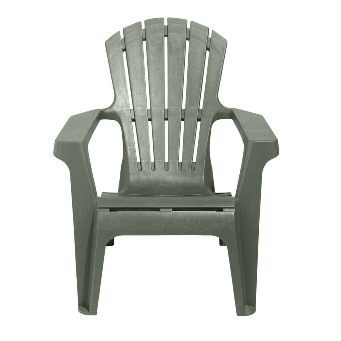 Fauteuil de jardin relax plastique vert 75x86xH86cm