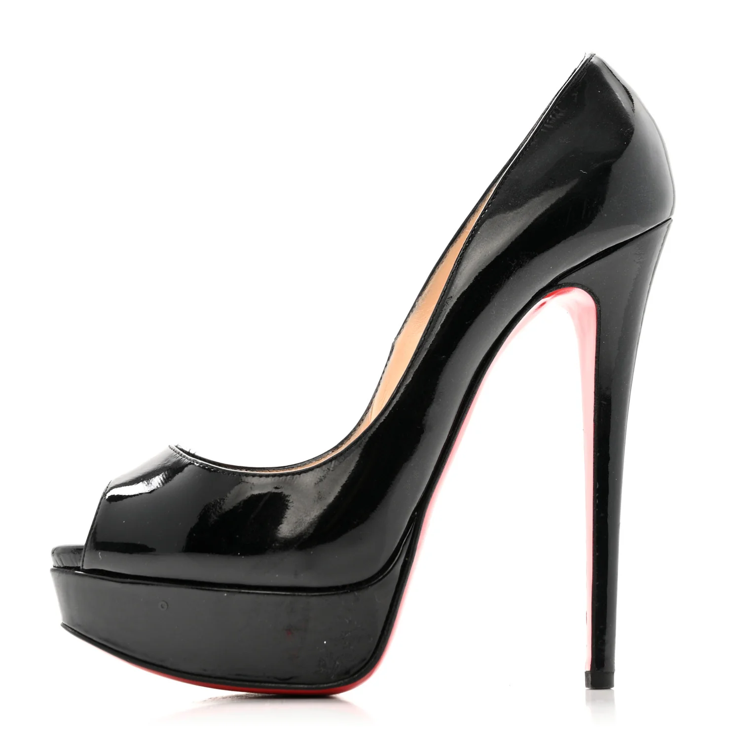 Patent Lady Peep 150 Pumps 37 Black
