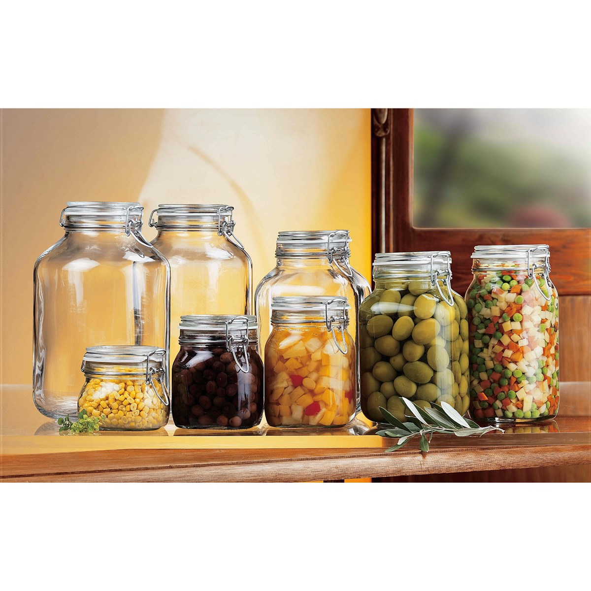 Glasskrukke 350 ml klar