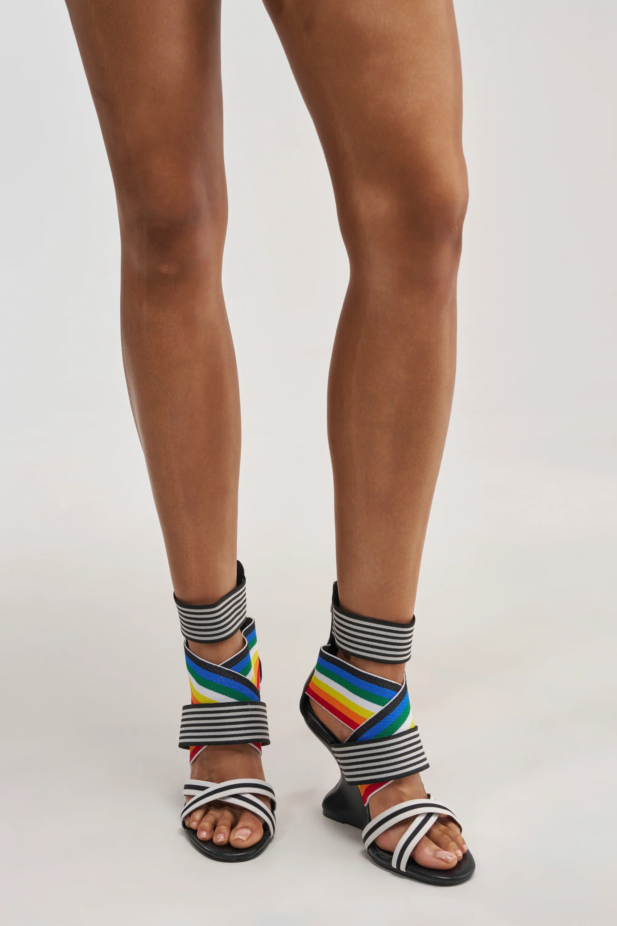 AKIRA GOLD SIGMA MULTI WEDGE SANDAL - Akira Store