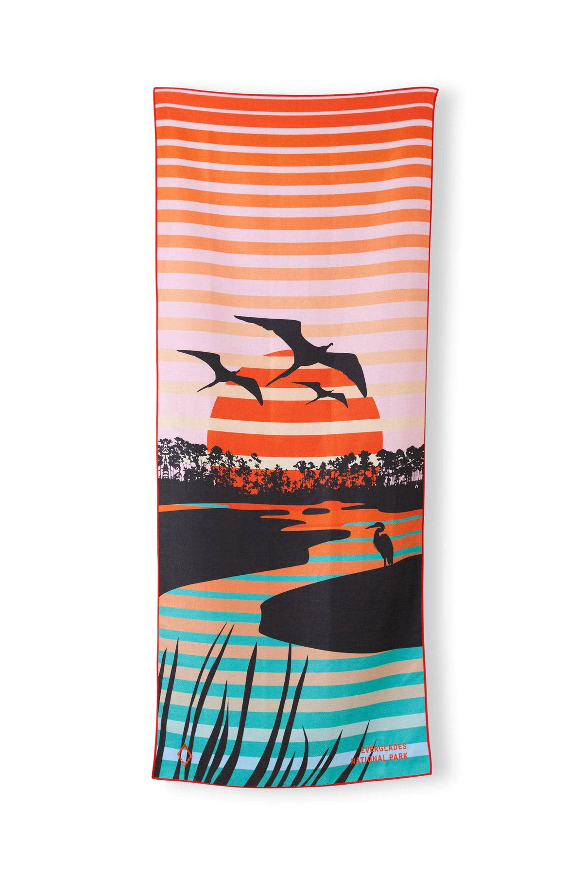 Nomadix Original Towel National Parks: Everglades Pink Teal