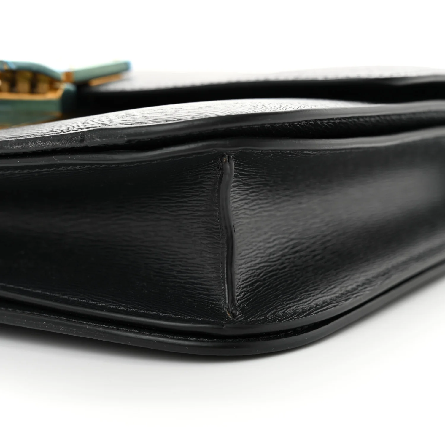 Liege Calfskin Medium Classic Box Flap Bag Anthracite