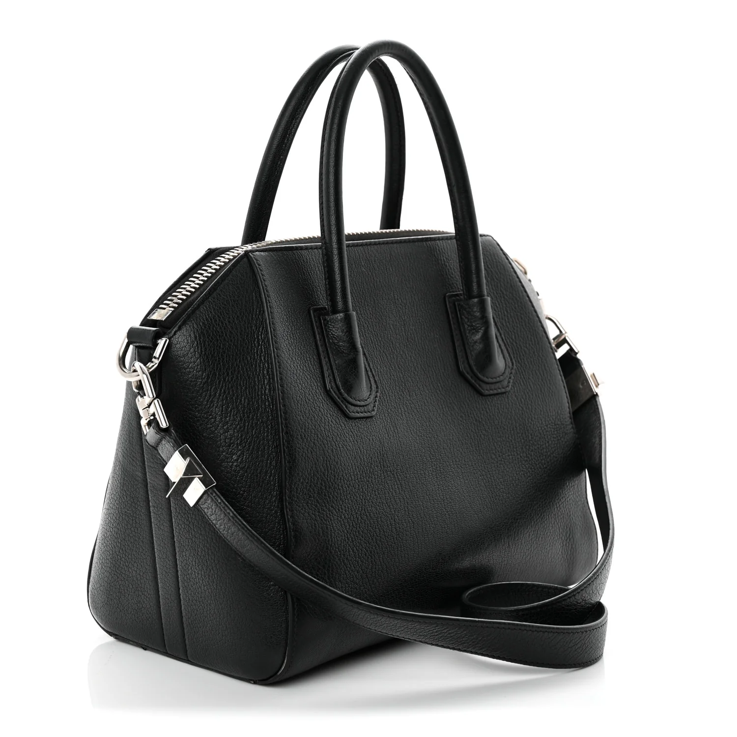 Sugar Goatskin Small Antigona Black