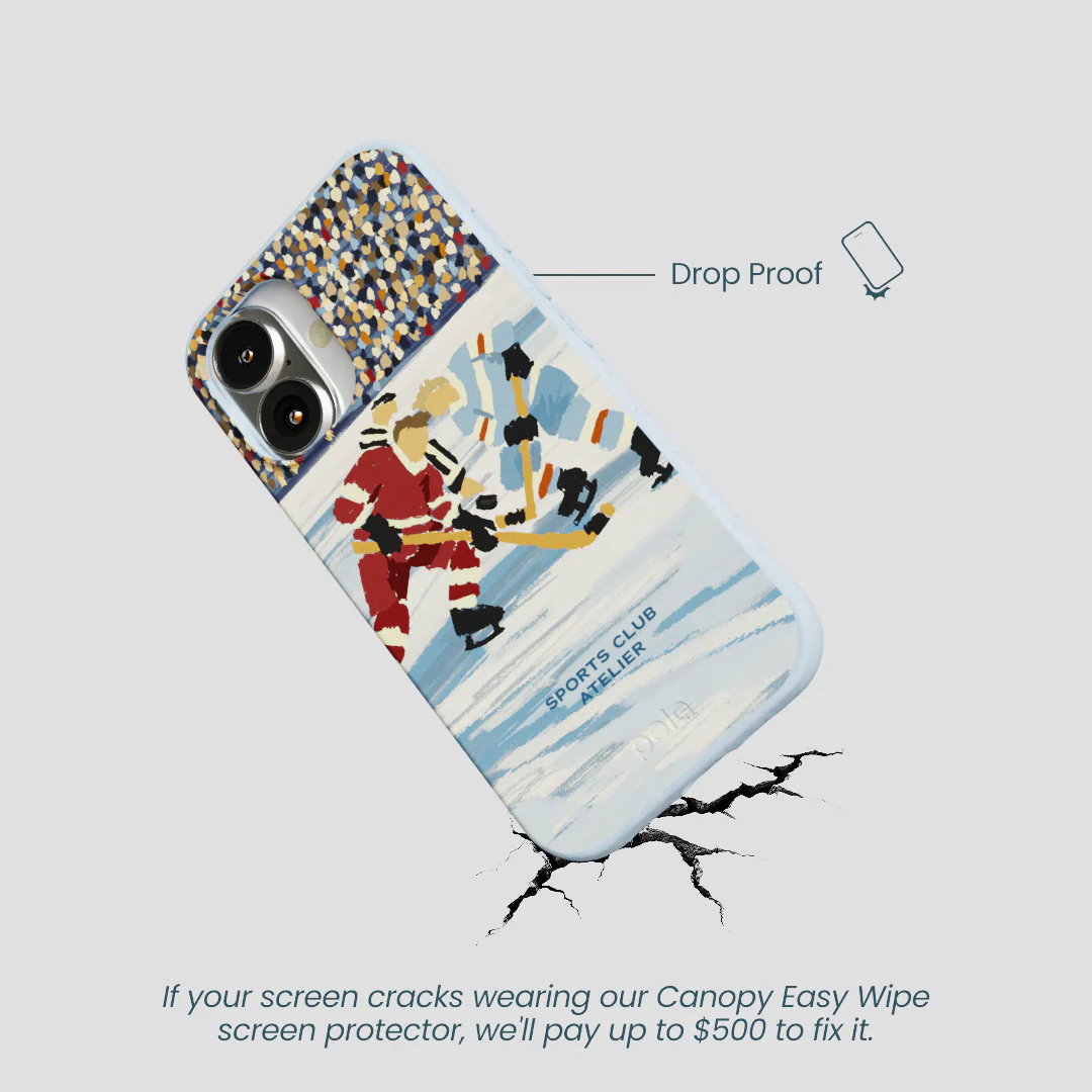 Powder Blue The Face Off iPhone 16 Case