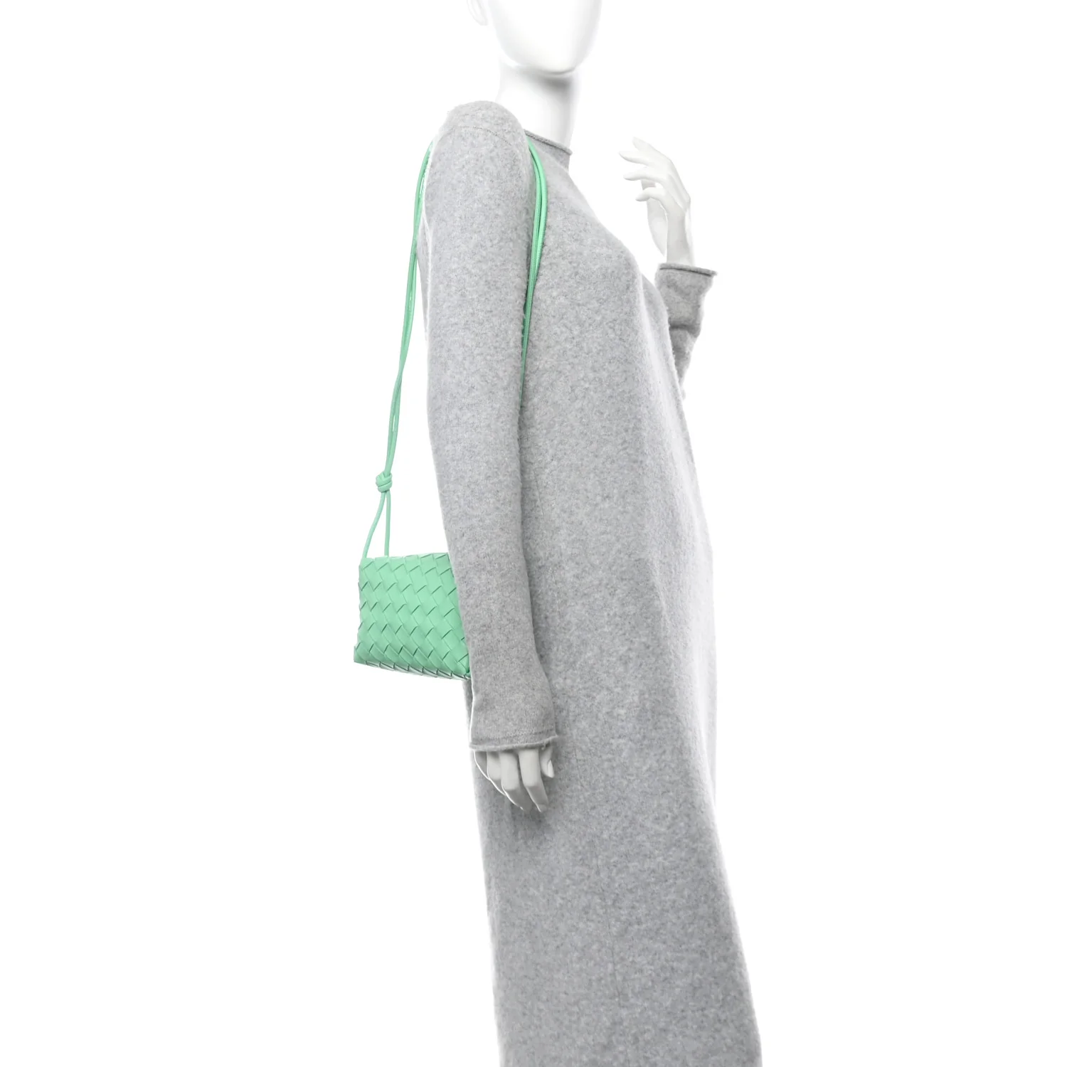 Nappa Intrecciato Mini Loop Camera Bag Fountain