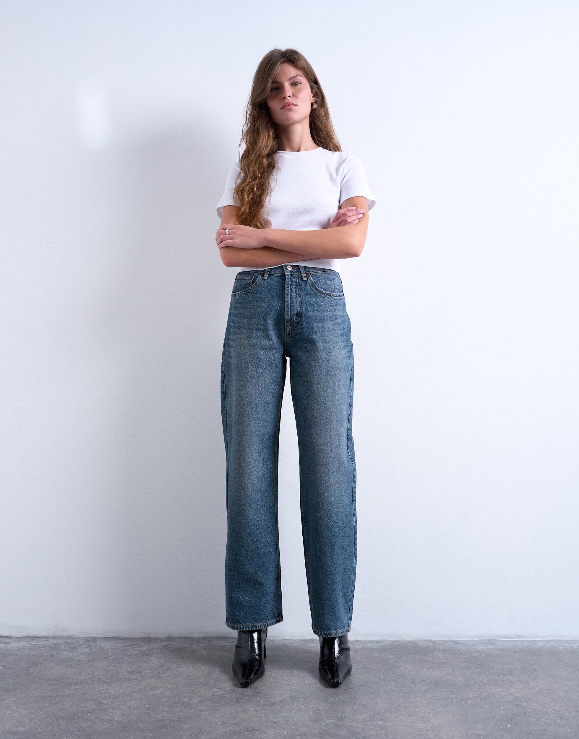VERO MODA® TSCOLUMN Mid rise Straight Fit Jeans