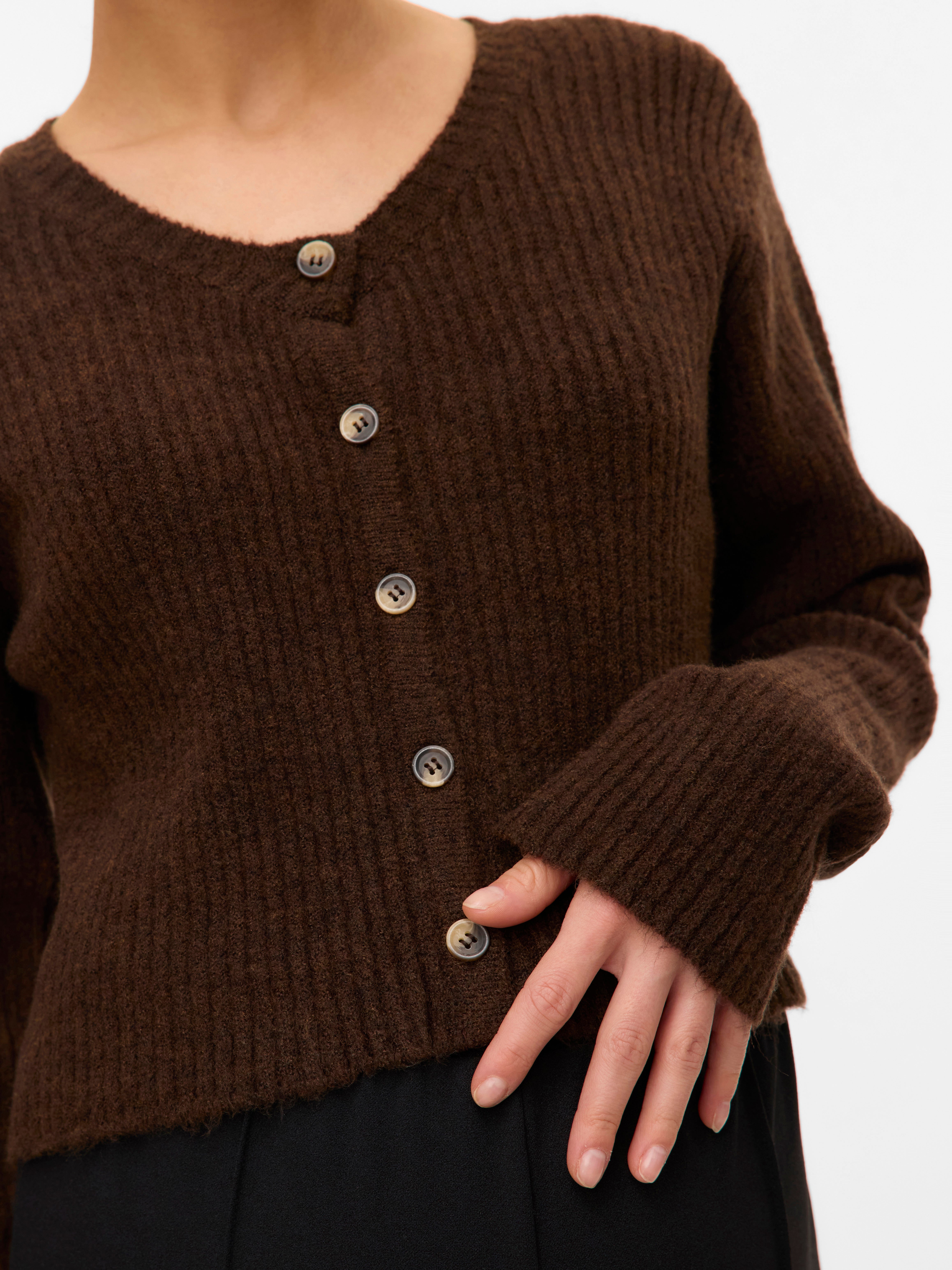 VERO MODA® Regular Fit Round Neck Knit Cardigan