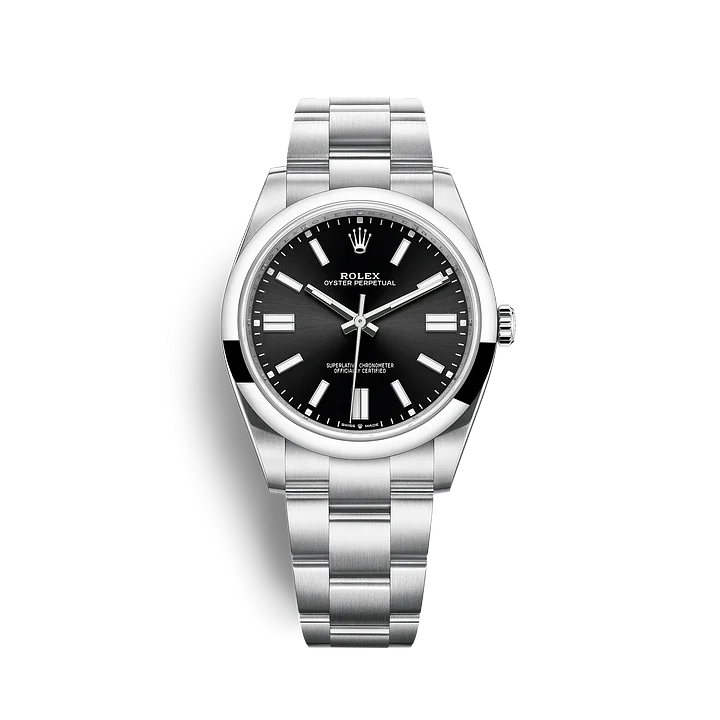 [Super Clone]R124300 Oyster-Perpetual Bright Black - New