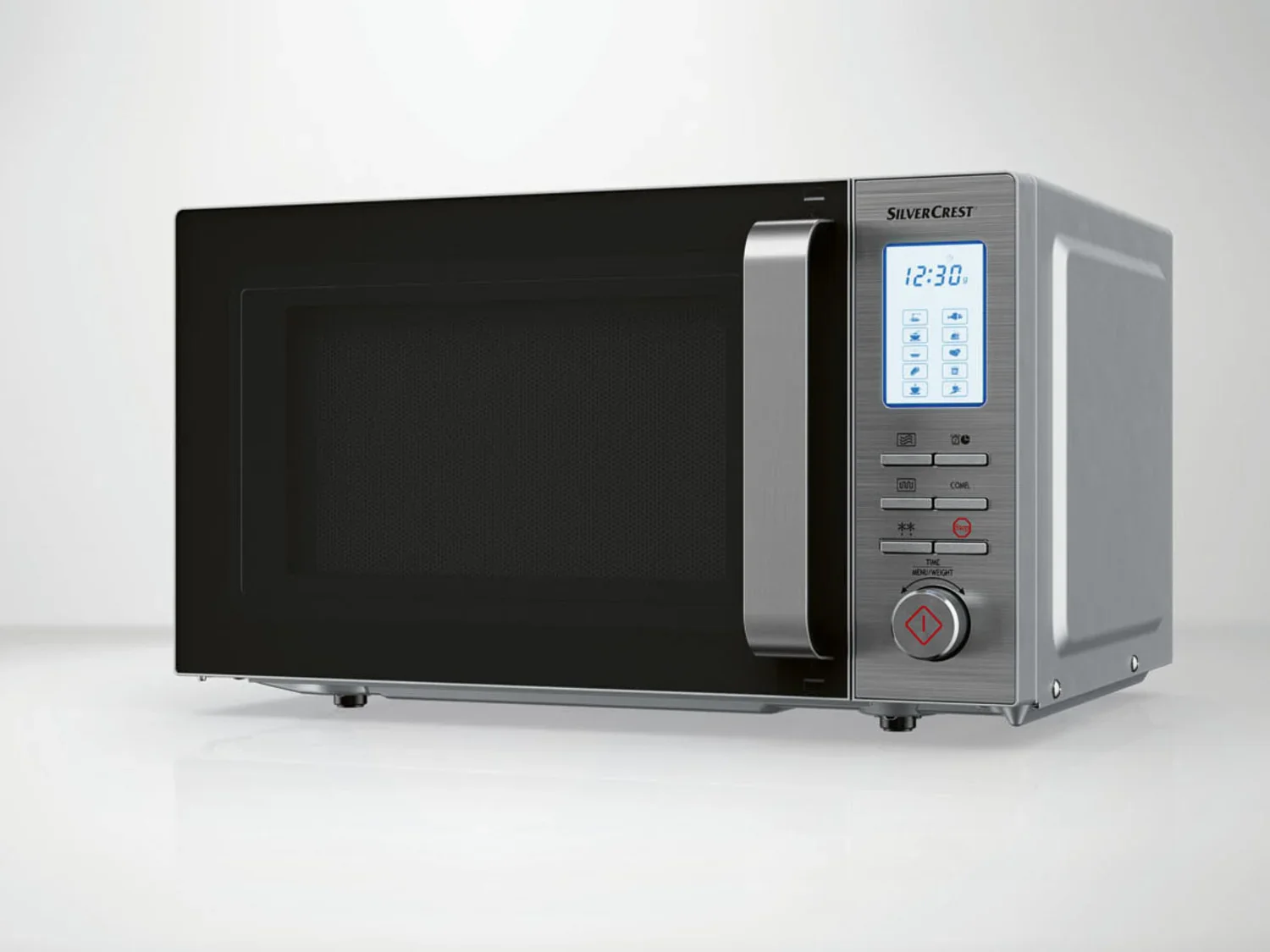 SILVERCREST KITCHEN TOOLS Four  micro-ondes numrique SMW 800 F2 silver, 1200 W