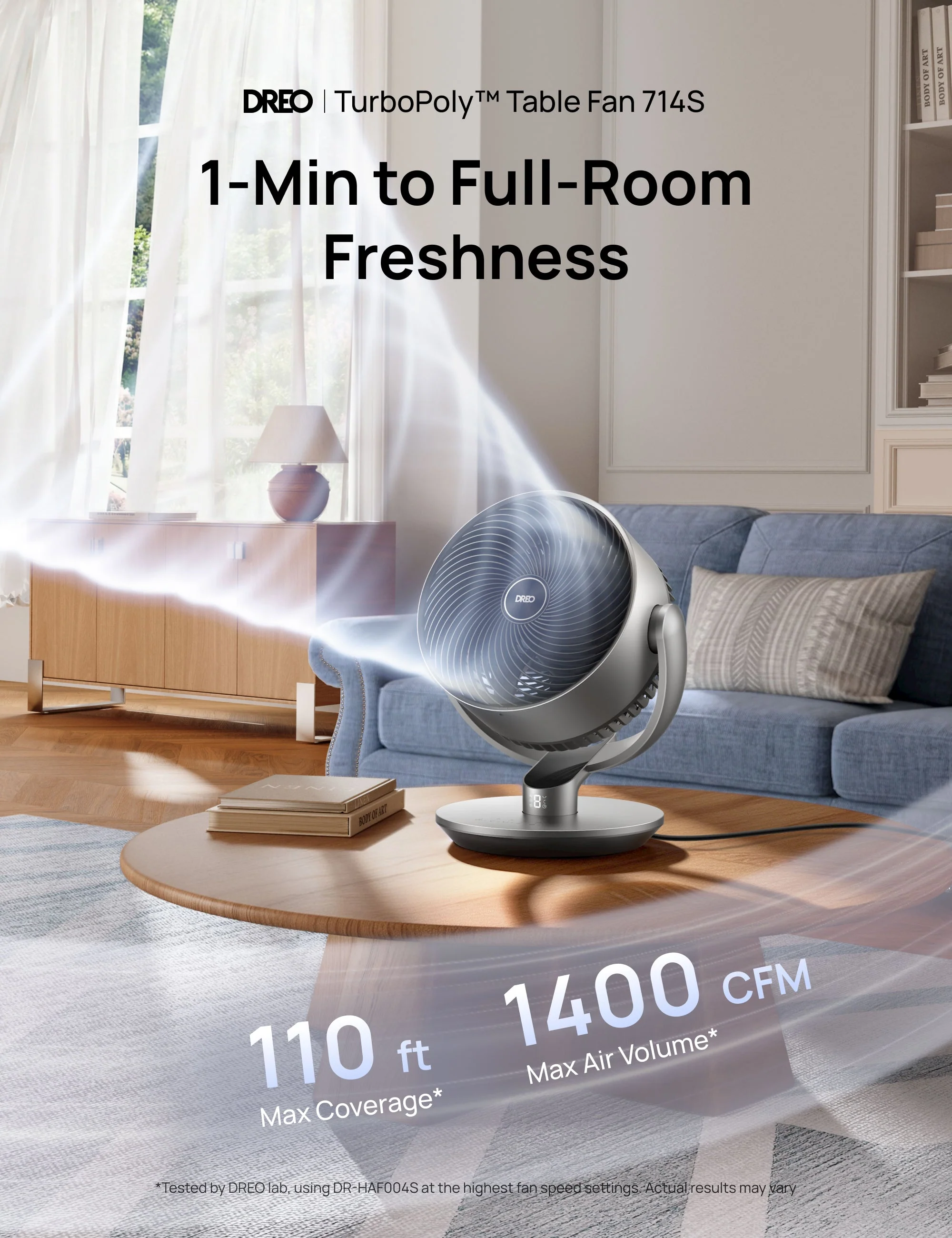 TurboPoly Table Fan 714S