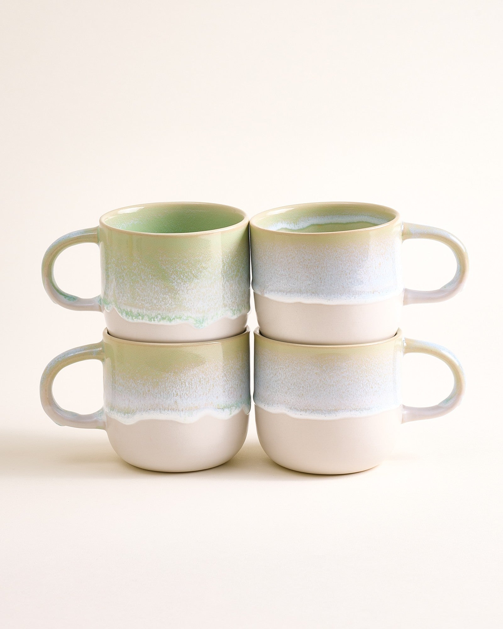 COIMBRA - LARGE MUG MINT SET OF 4