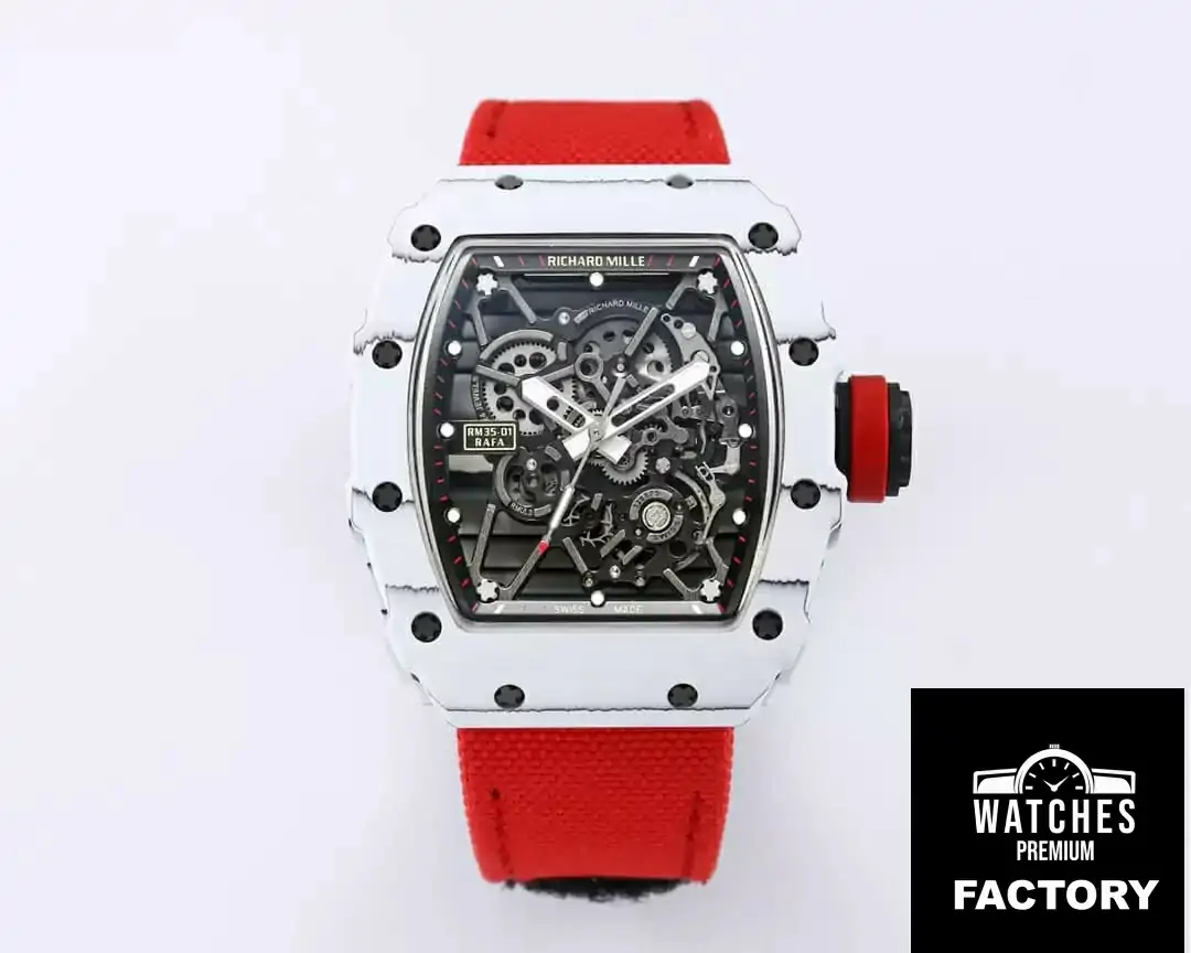 Richard Mille RM35-01 BBR Factory Red Fabric Strap
