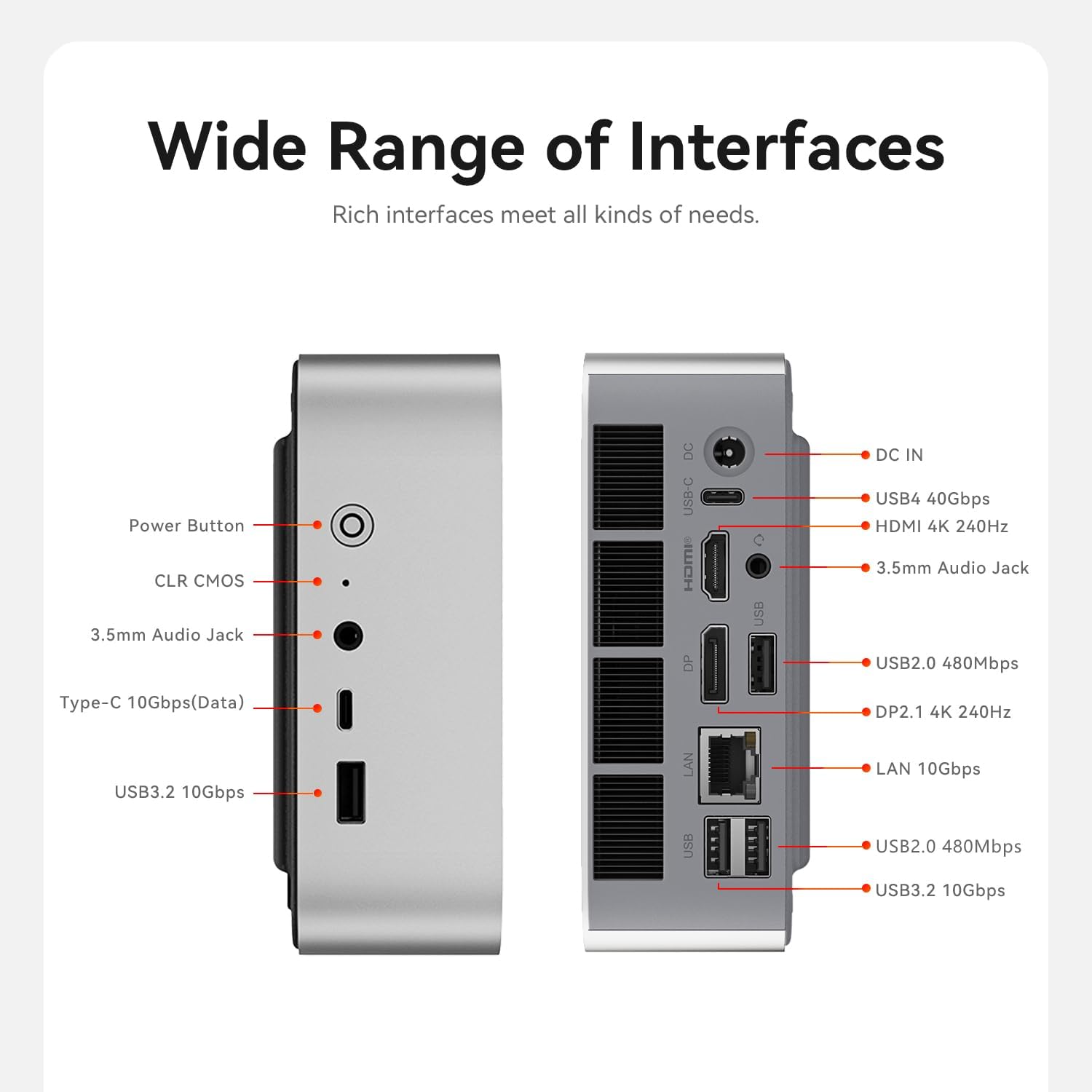Beelink SER9 MAX Mini PC  AMD Ryzen 7 H 255(4nm  8C/16T) up to 4.9GHz  Mini Computer 64GB DDR5 RAM 1TB M.2 NVME SSD  Desktop PC 4K@240Hz Triple Display/USB4/WiFi6/BT5.2/10Gbps/W-11 Pro