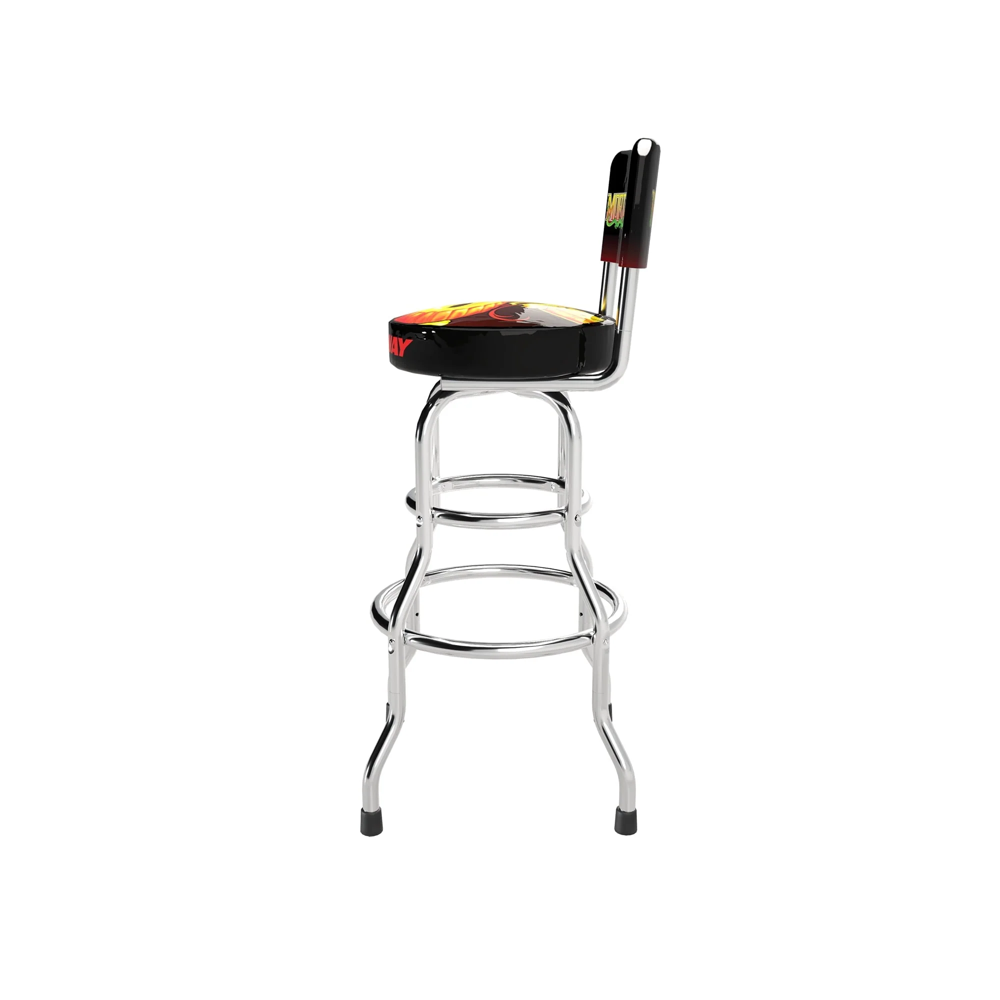 Arcade1UP Midway Legacy Mortal Kombat High Back, Adjustable Height, Video Game Stool with Swiveling Padded Seat, Orin Edition Image 3