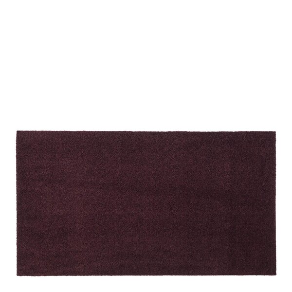 Unicolor gulvmatte 120x67 cm bordeaux