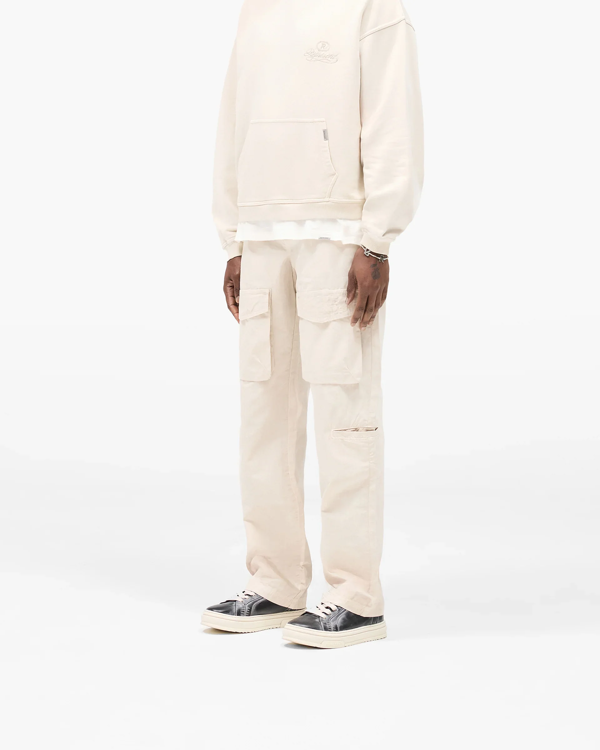Front Pocket Cargo Pant - Champagne
