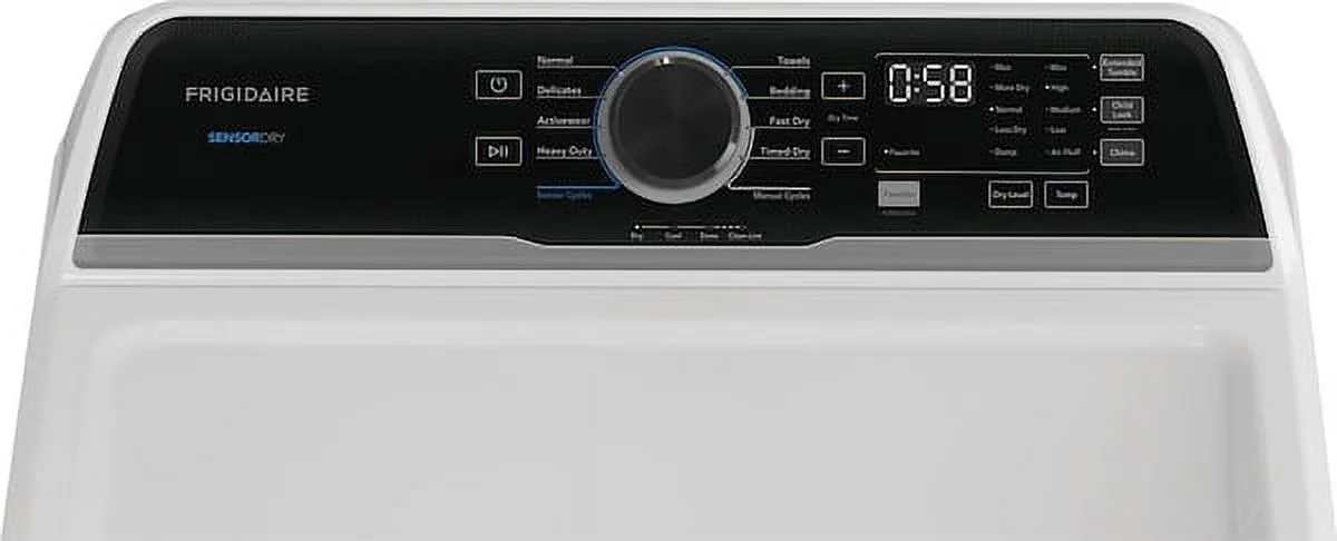 Frigidaire 7 Cu. Ft. Electric Dryer, White