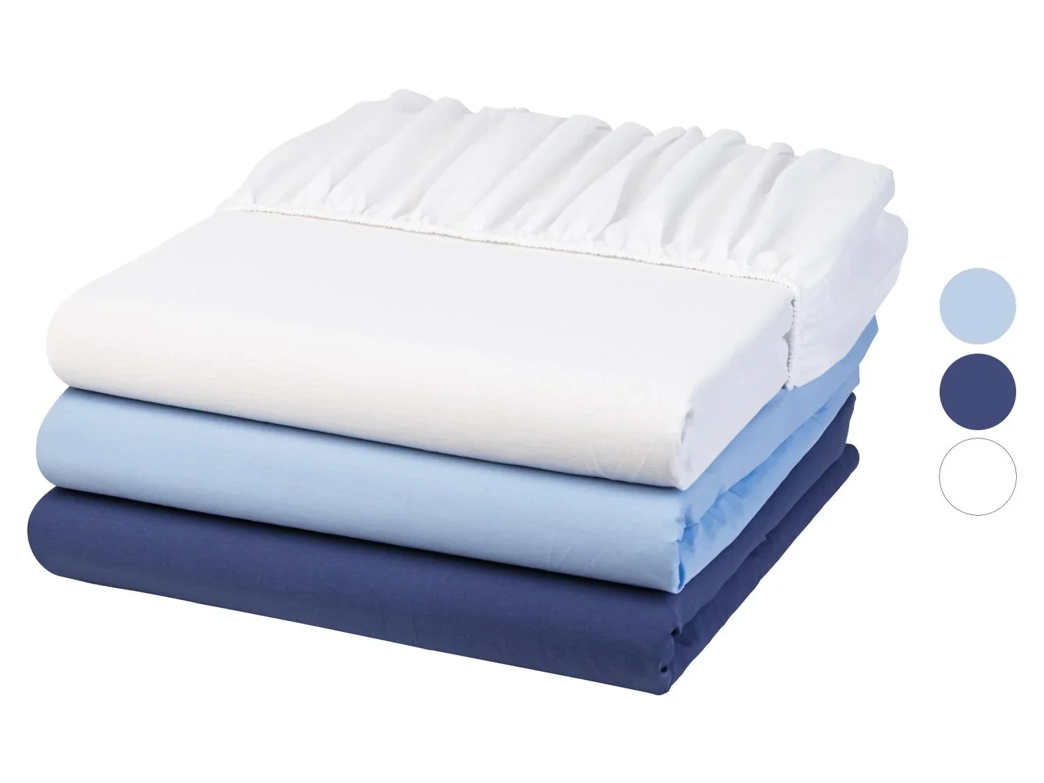 LIVARNO home Drap-housse en percale, 180-200 x 200 cm