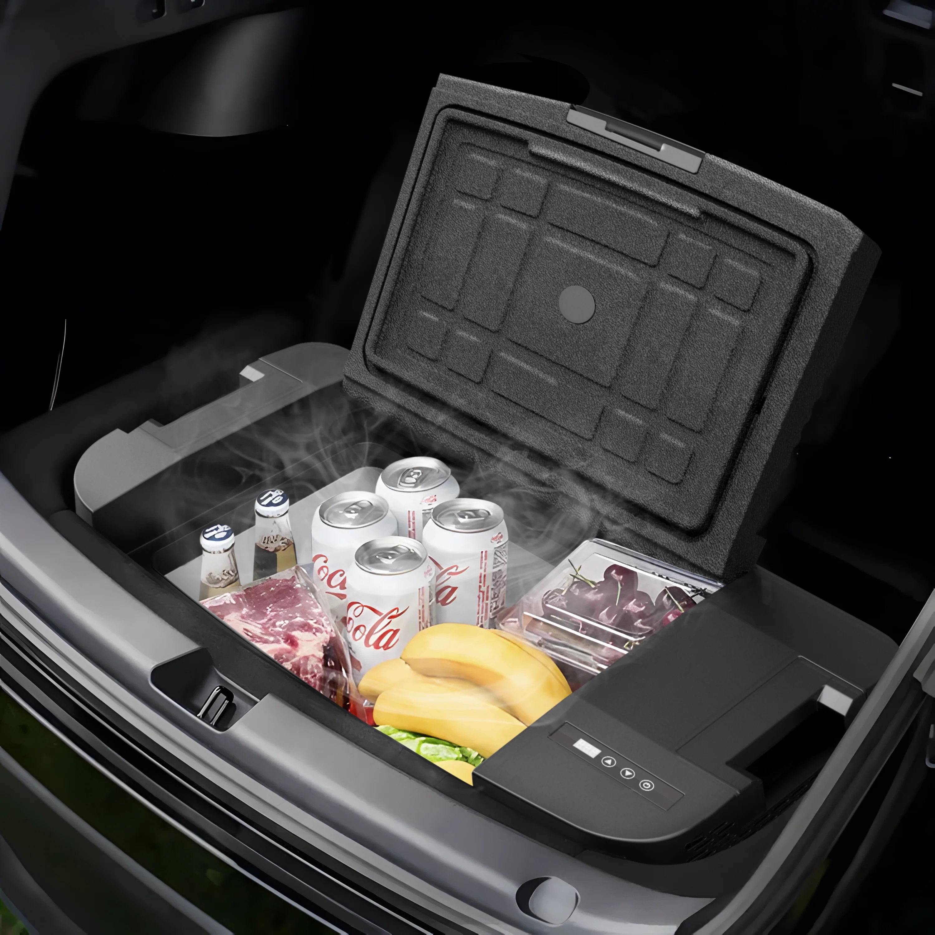 Car Refrigerator for Tesla Model Y 2019-2024 , 37QT(35L) -4�H~68�H Car Fridge 12V Refrigerator , APP Control, Trunk Portable Freezer for Camping Tailgating Road Trip - Image 7