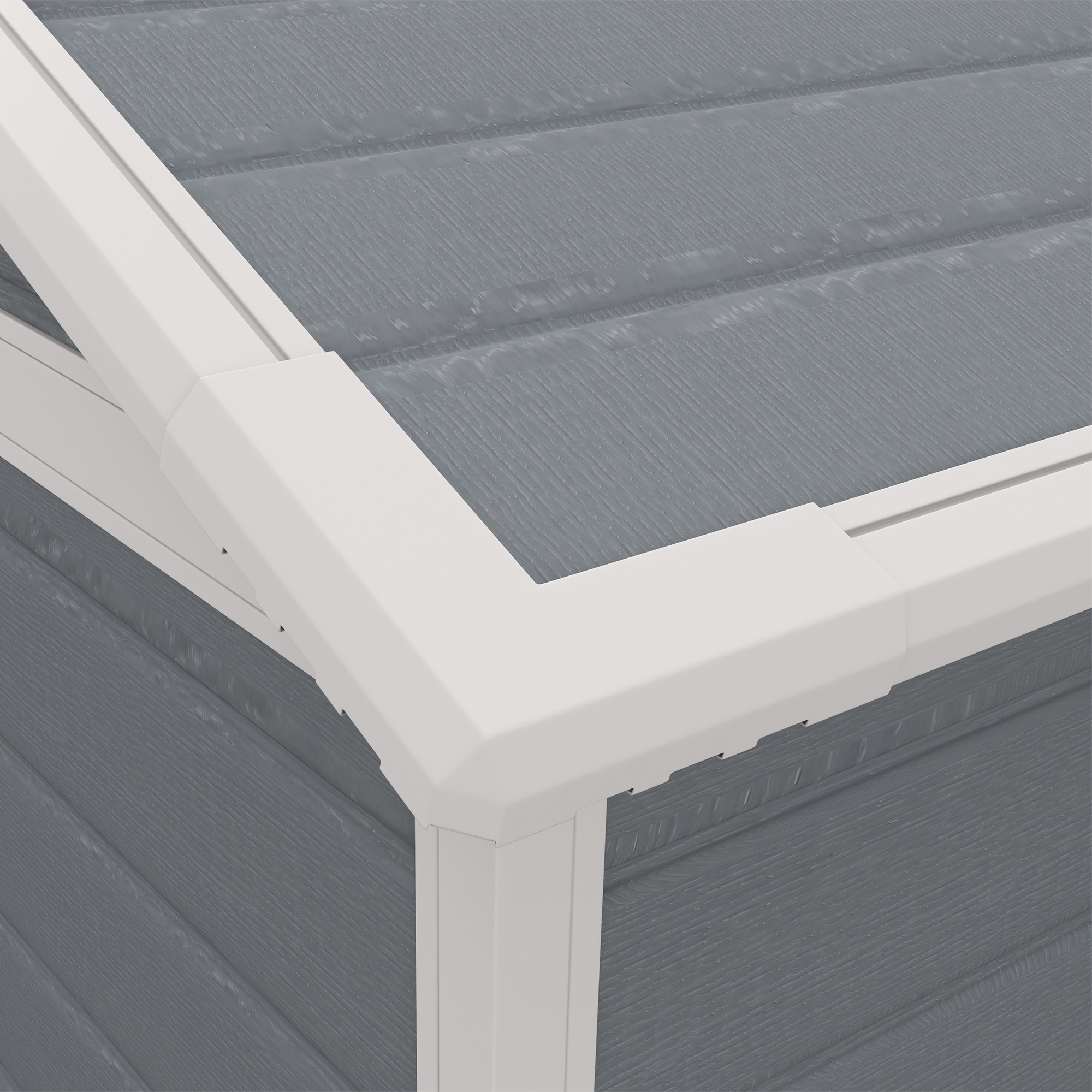 Outsunny Metalen Tuinschuur, afsluitbaar, Dubbele Deur, Raam, Aluminiumframe, 1,80 x 1,30 x 2,10 m, Grijs