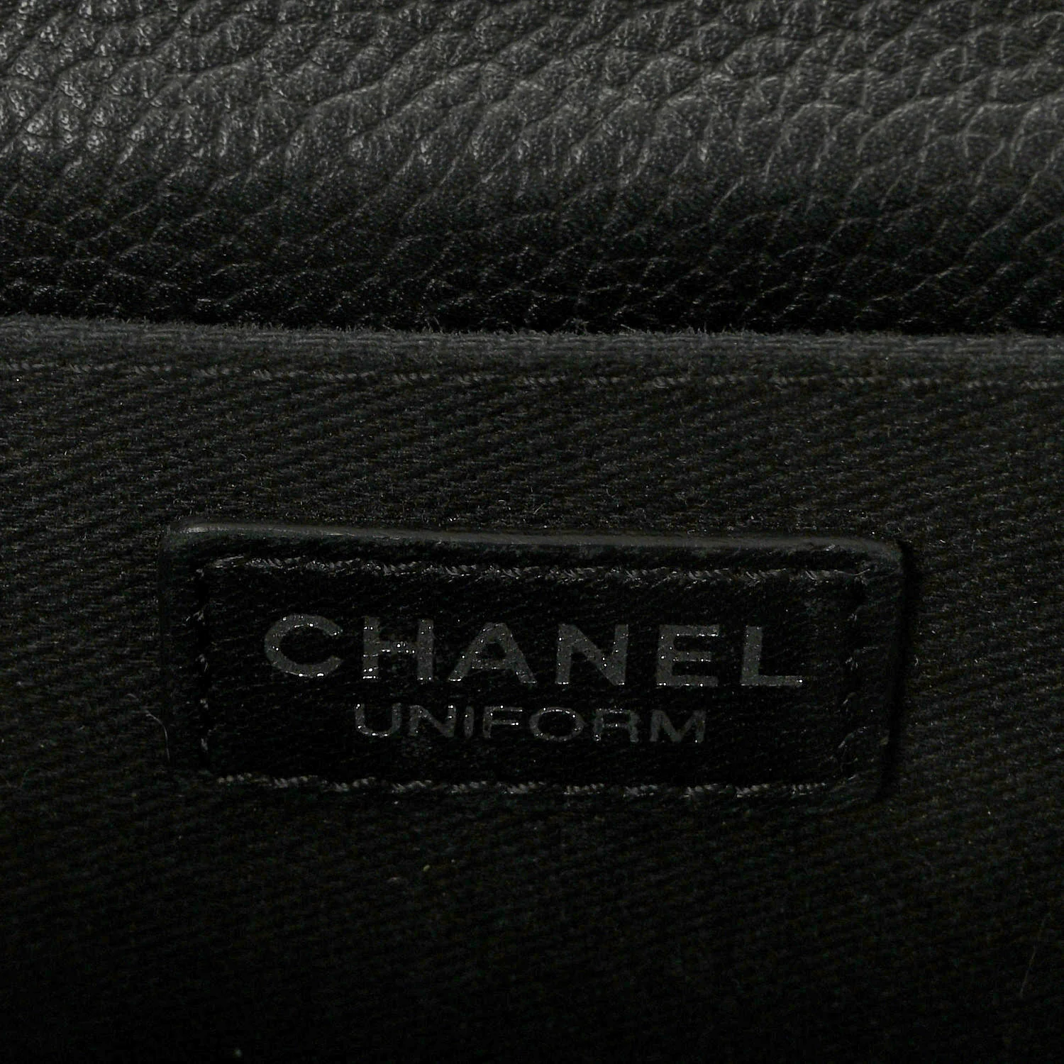 Grained Calfskin Quilted 2.55 Reissue Flap Belt Bag Clutch Black