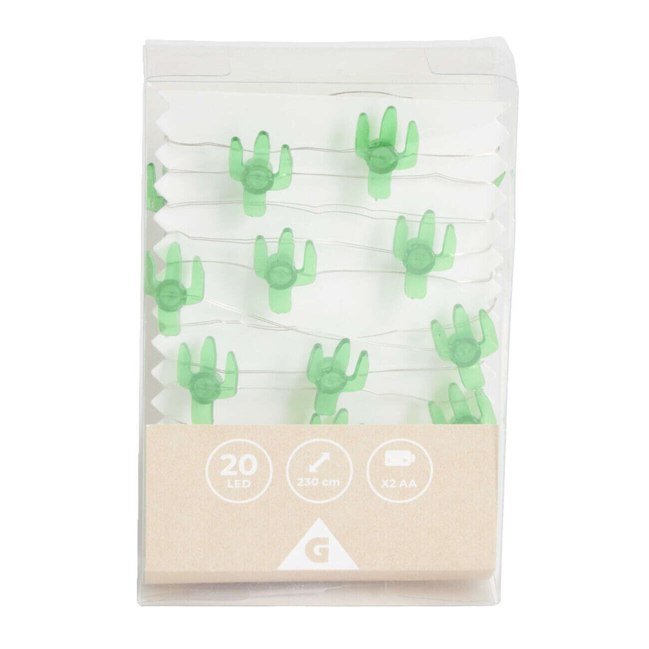 Guirlande LED cactus 230cm