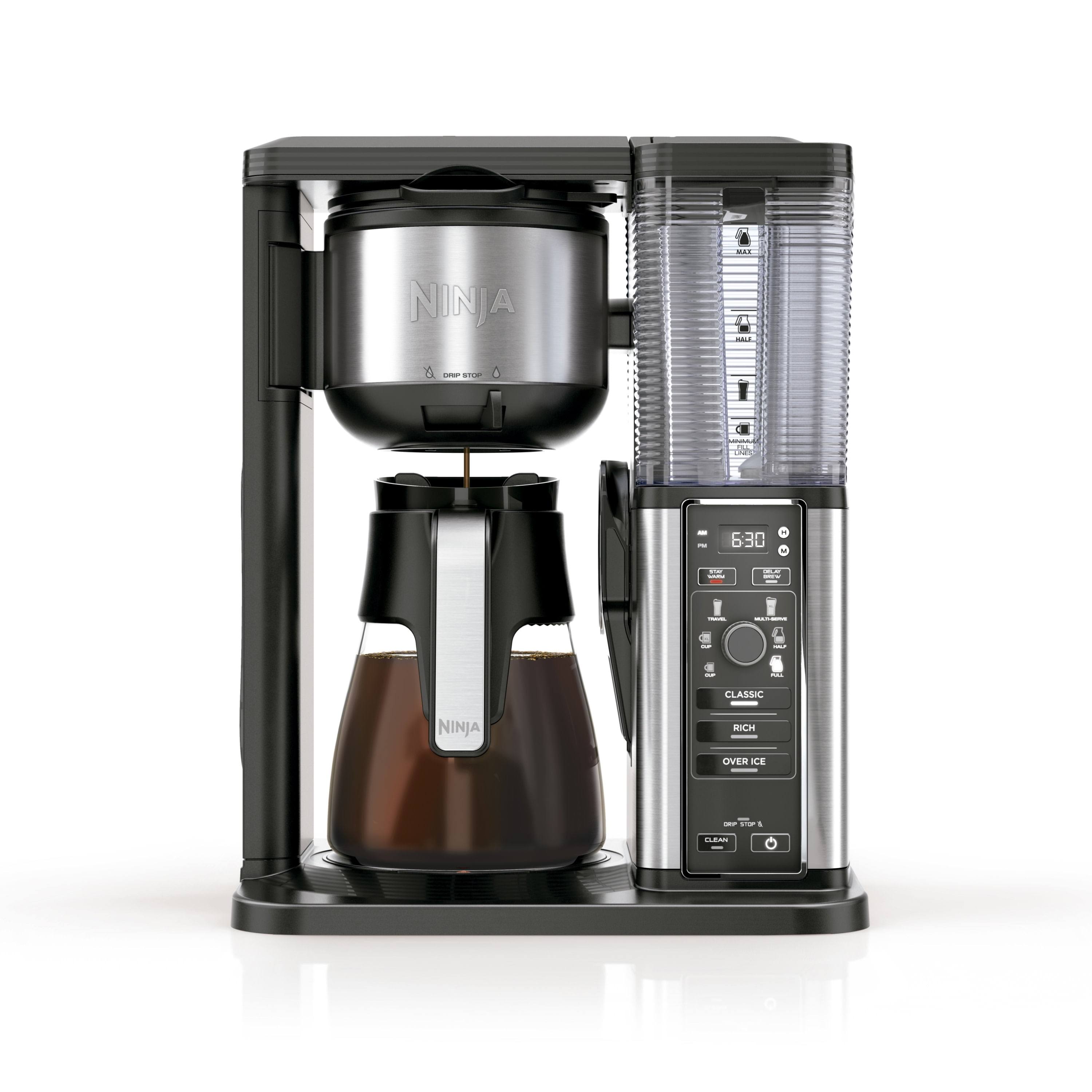 Ninja Hot & Iced, Single Serve or Drip Coffee System 10 Cup Glass Carafe, CM300