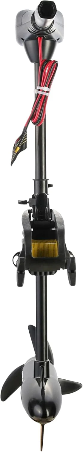 Push-type seawater rear-mounted installed electric trolling motor for fishing, equipped with LED battery indicator light