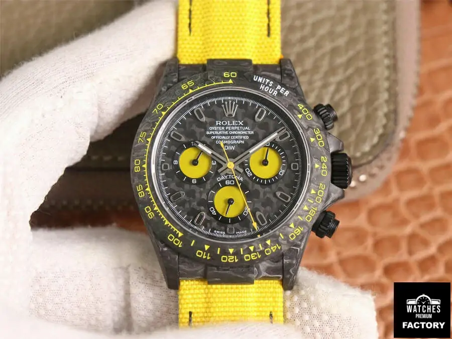Rolex Daytona Diw Retrofit Version WWF Factory Yellow Strap