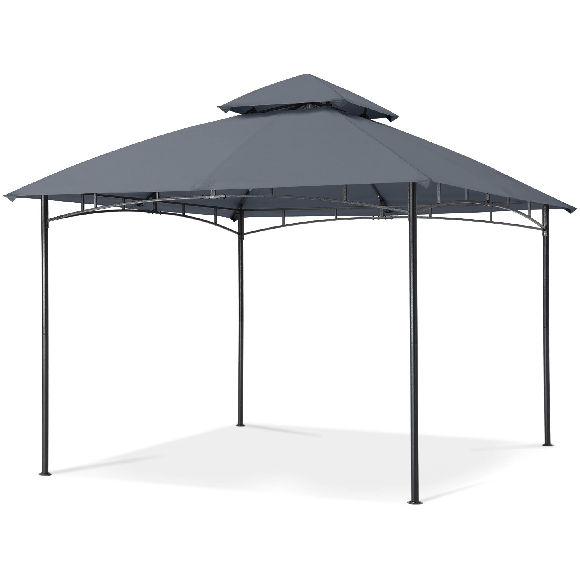 ABCCANOPY Gazebos for Patios 8x8 - Outdoor Steel Frame Gazebo for Lawn Backyard Garden Deck (Dark Gray)