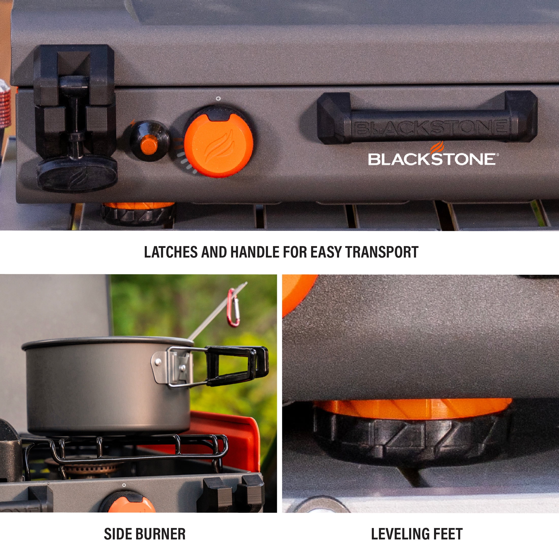 Adventure Ready 12"x14�� Propane Camping Griddle with Side Burner( 14") - Image 9