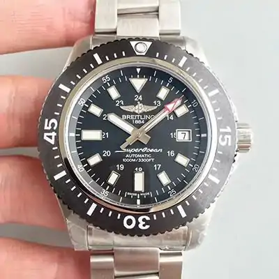 Breitling Superocean 44 Special Y1739310 / BF45 / 162A GF Factory Black Dial