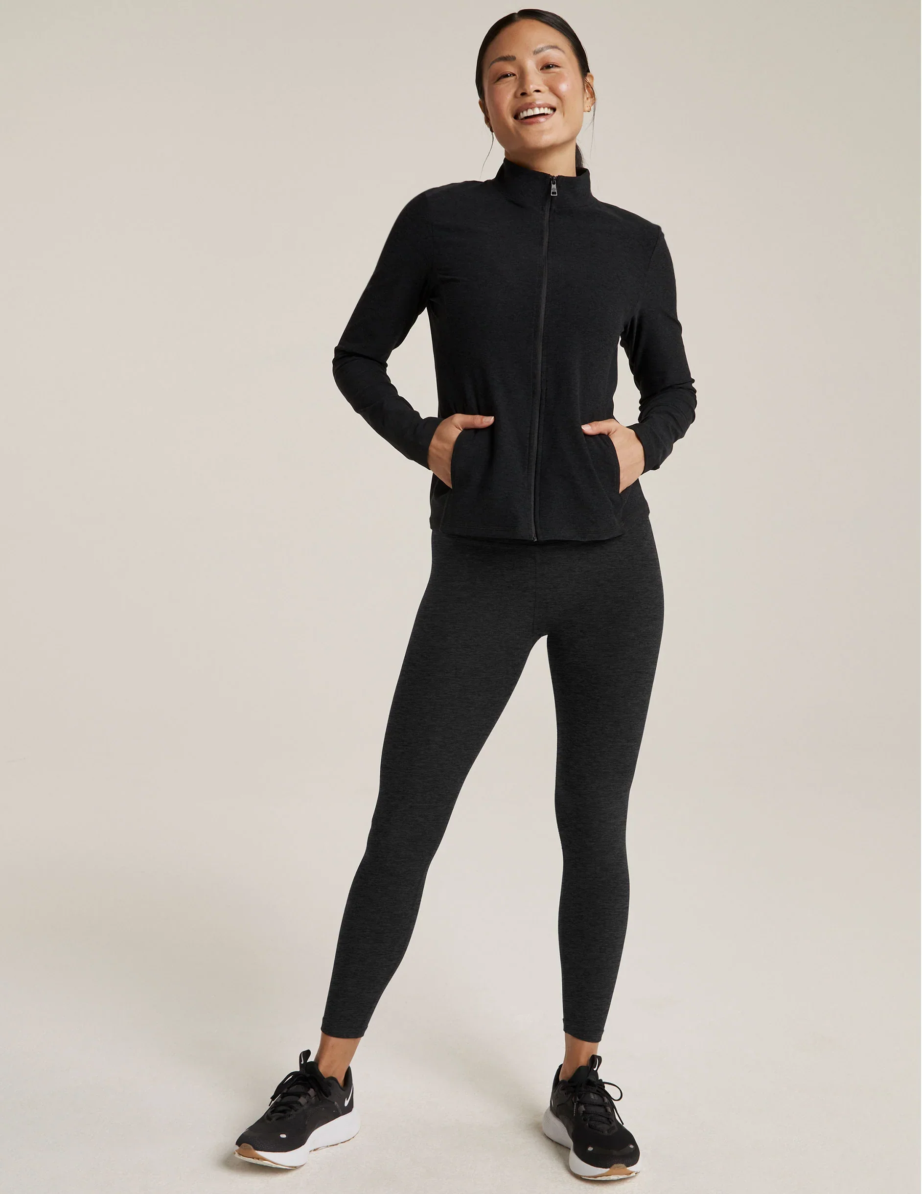 Spacedye™ On The Go Mock Neck Jacket
