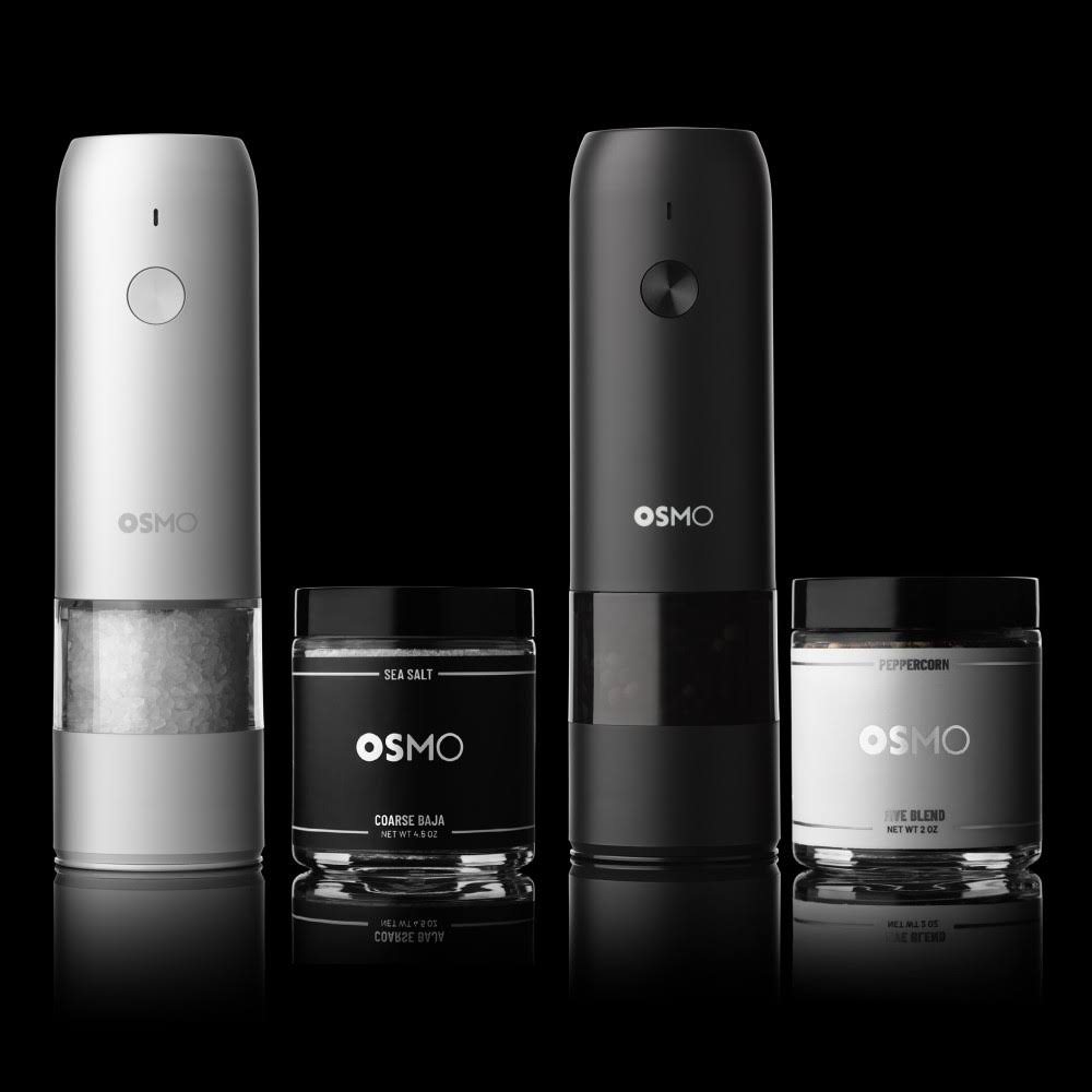 Rechargeable Electric Salt & Pepper Grinder Set
