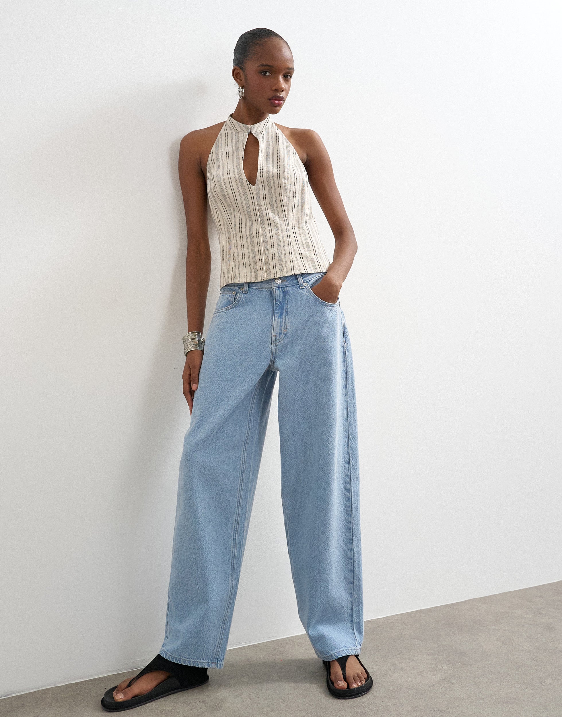 VERO MODA® TSLOWRIE Low rise Baggy Fit Jeans