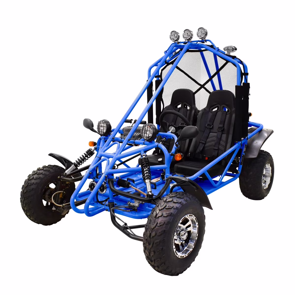 GKA 200 169cc EFI Adult Go Kart with 10HP Engine, 2WD Off-Road Go Cart, Dual Seats, Red(Red) - Image 7